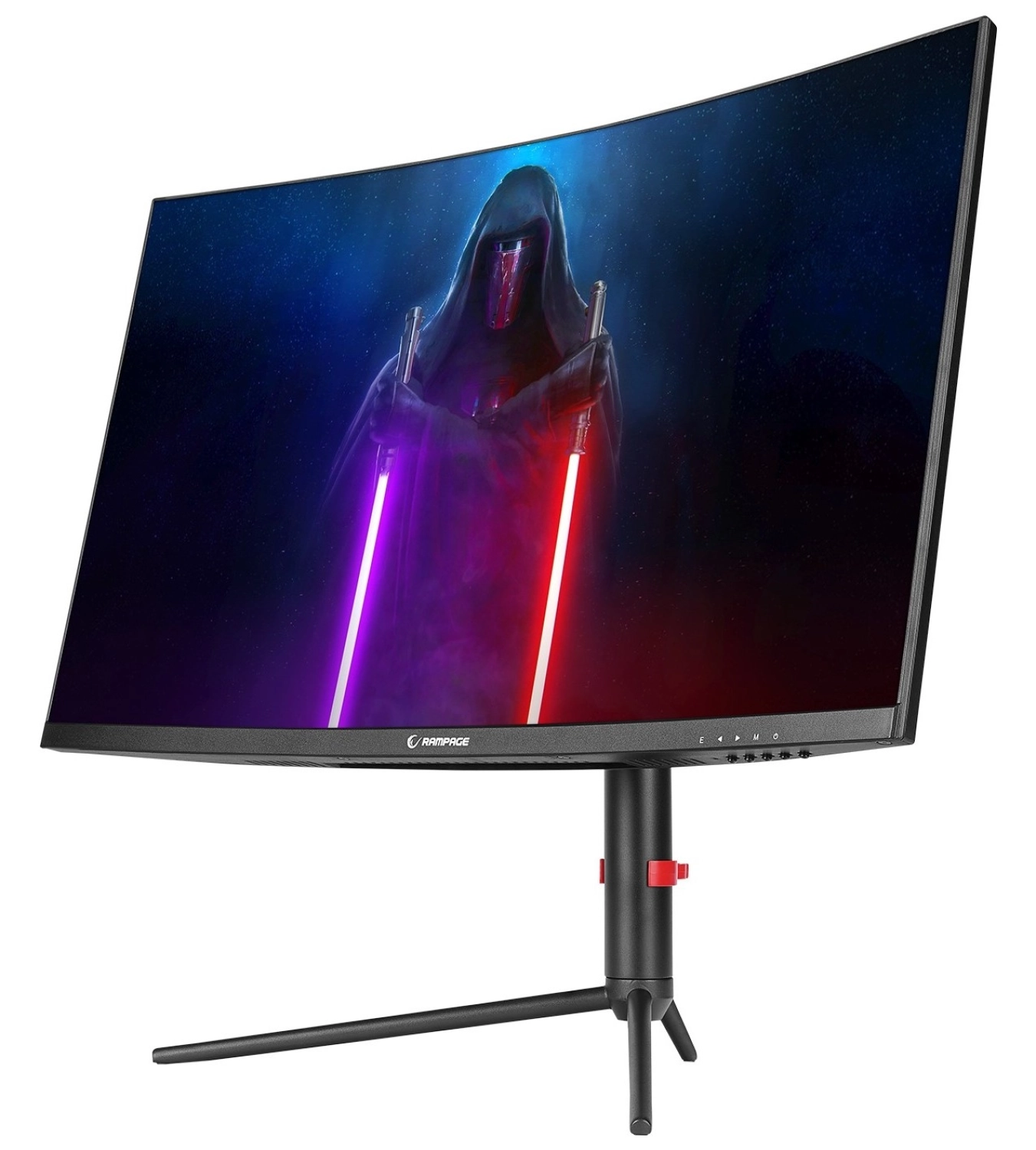 Rampage Pr27R165C Prıme 27 165Hz 1Ms Csot Va Full Hd Freesync Rgb Pivot Pc Curved Oyuncu Monitörü - Görsel 4
