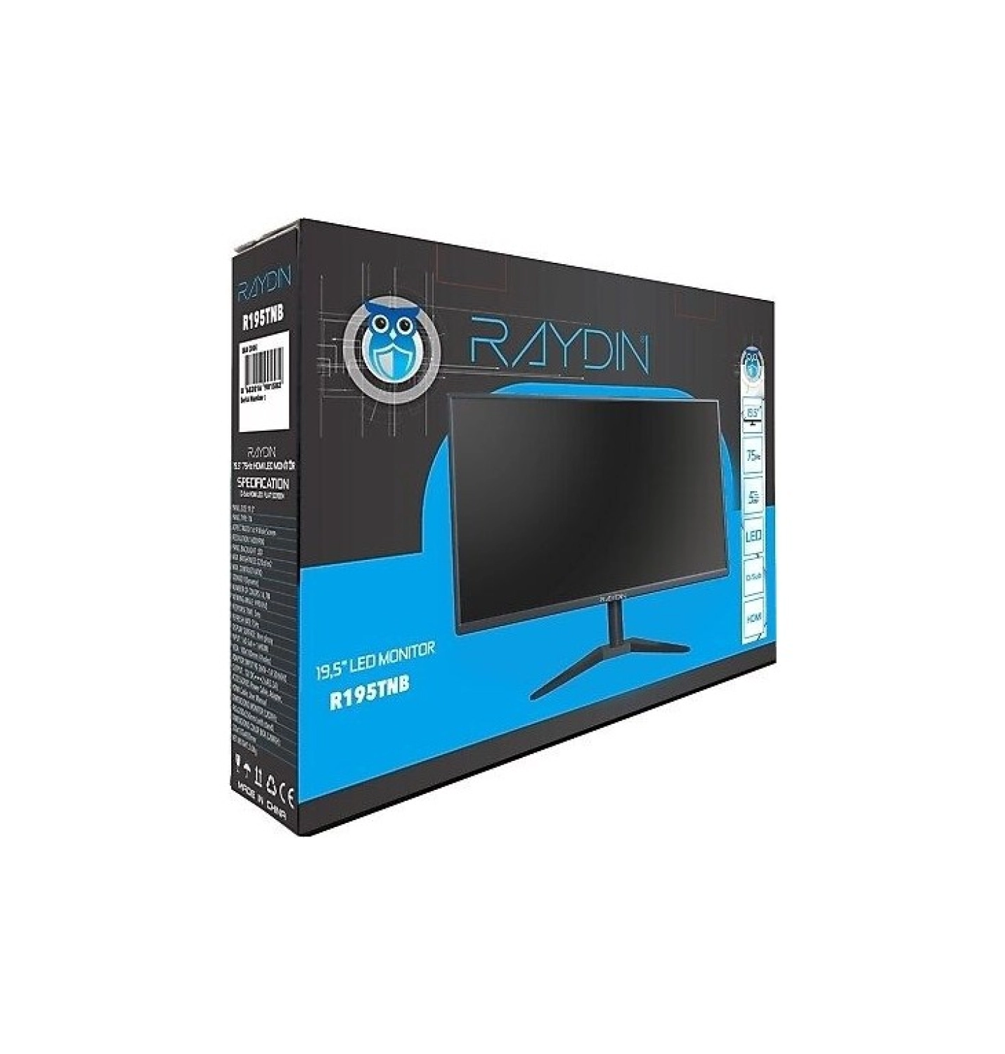 Raydın 19,5" 5Ms 75Hz Hd Led Vga-Hdmi (R195Tnb) - Görsel 3