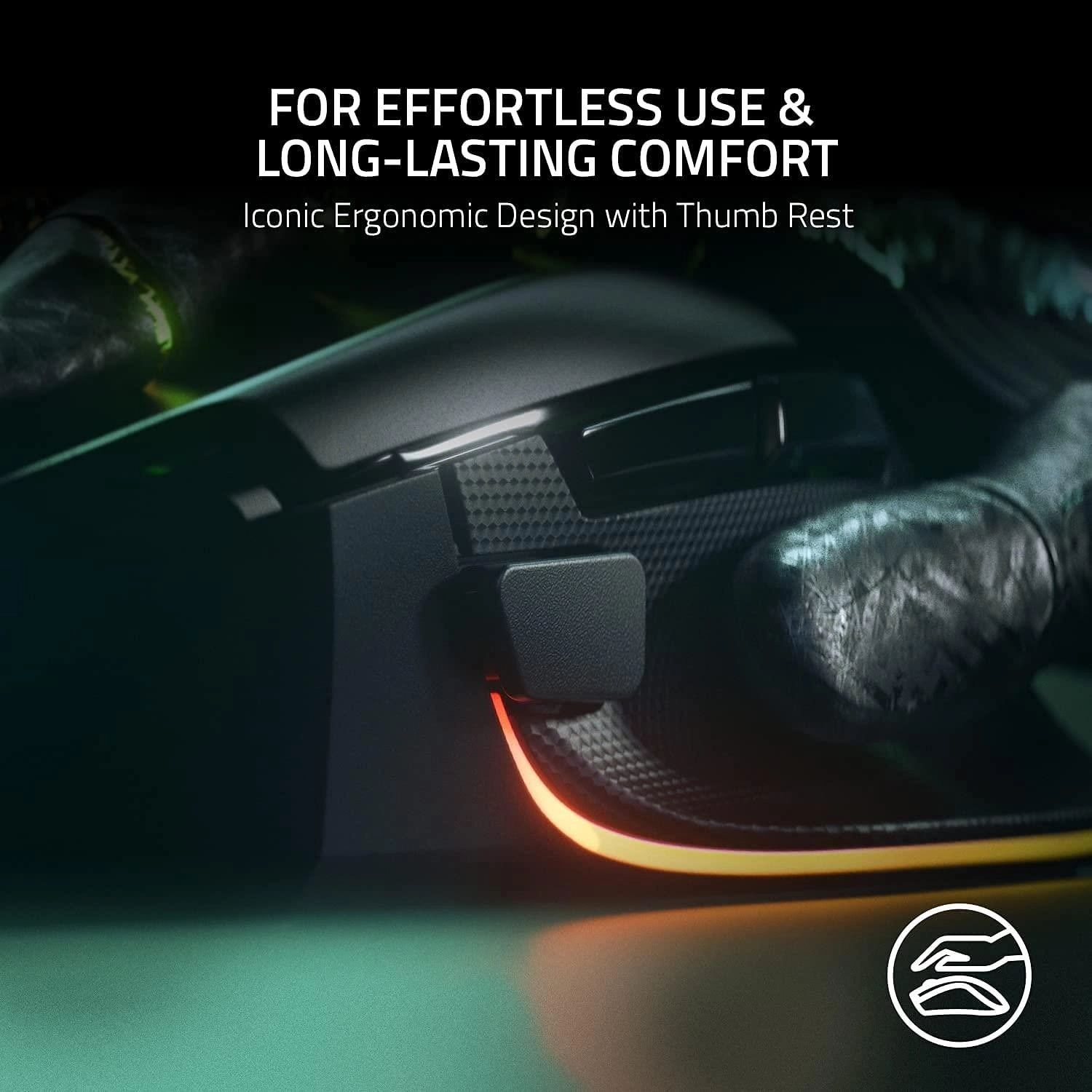 Razer Basilisk V3 Özelleştirilebilir Ergonomik Gaming Mouse Rz01-04000100-R3M1 - Görsel 8