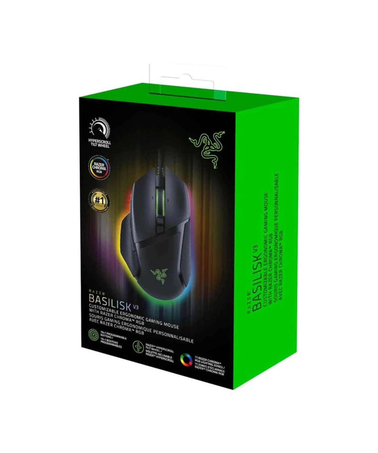 Razer Basilisk V3 Özelleştirilebilir Ergonomik Gaming Mouse Rz01-04000100-R3M1 - Görsel 4