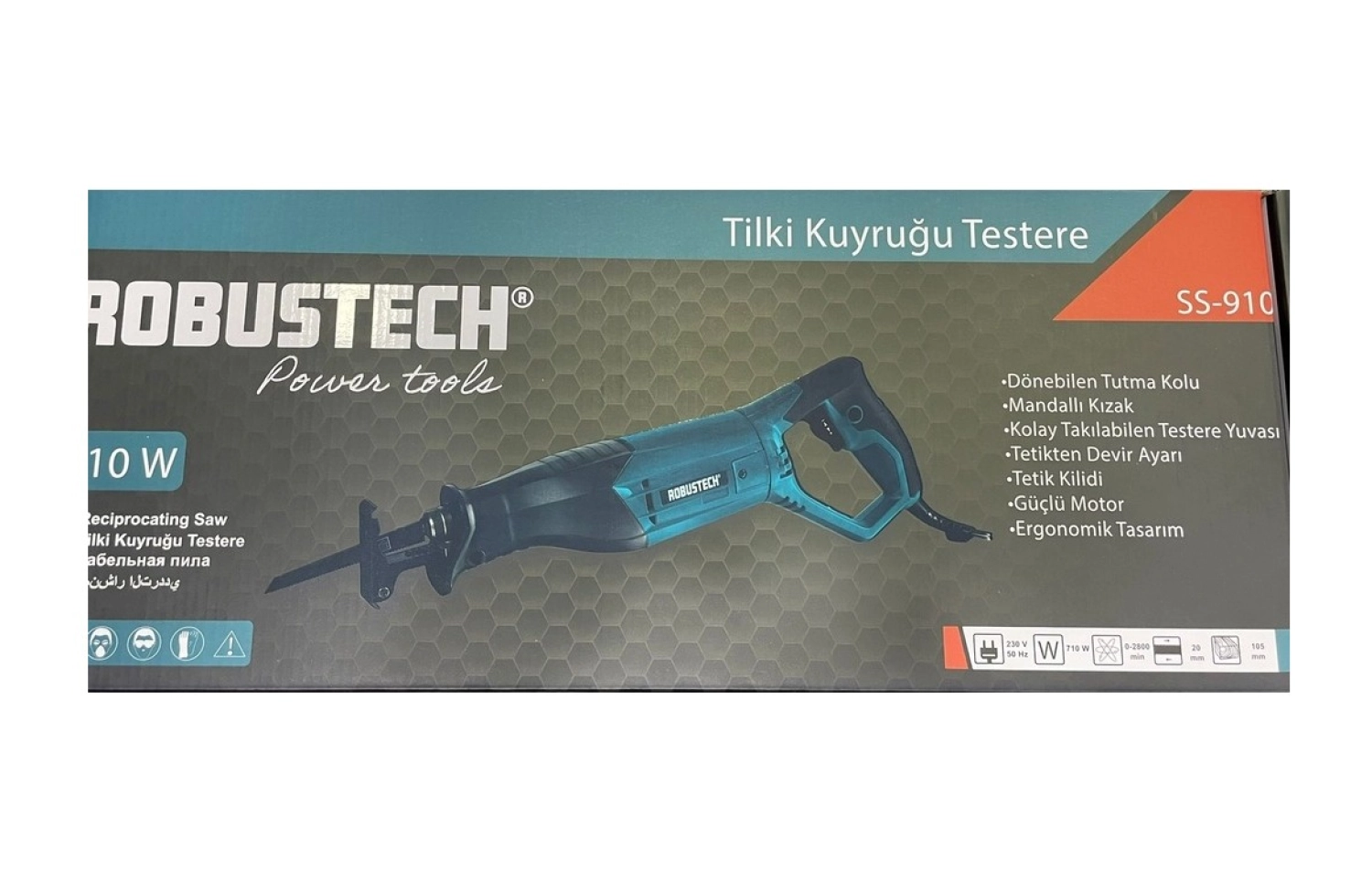 Rbt Ss - 910 Robustech Tilki Kuyruğu 710 W - Görsel 2