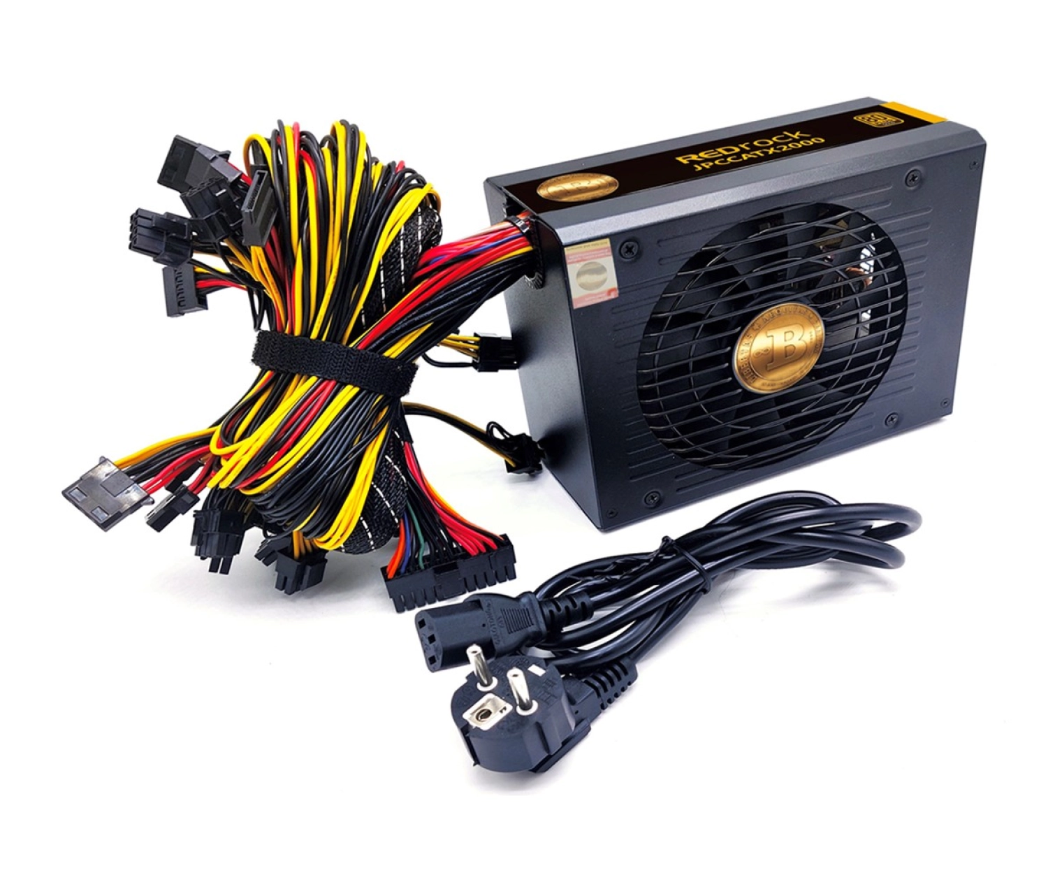 Redrock 2000 Watt Mining Power Supply -(Yeni̇ Sessi̇z Model)-80 Gold - Psu - Görsel 3