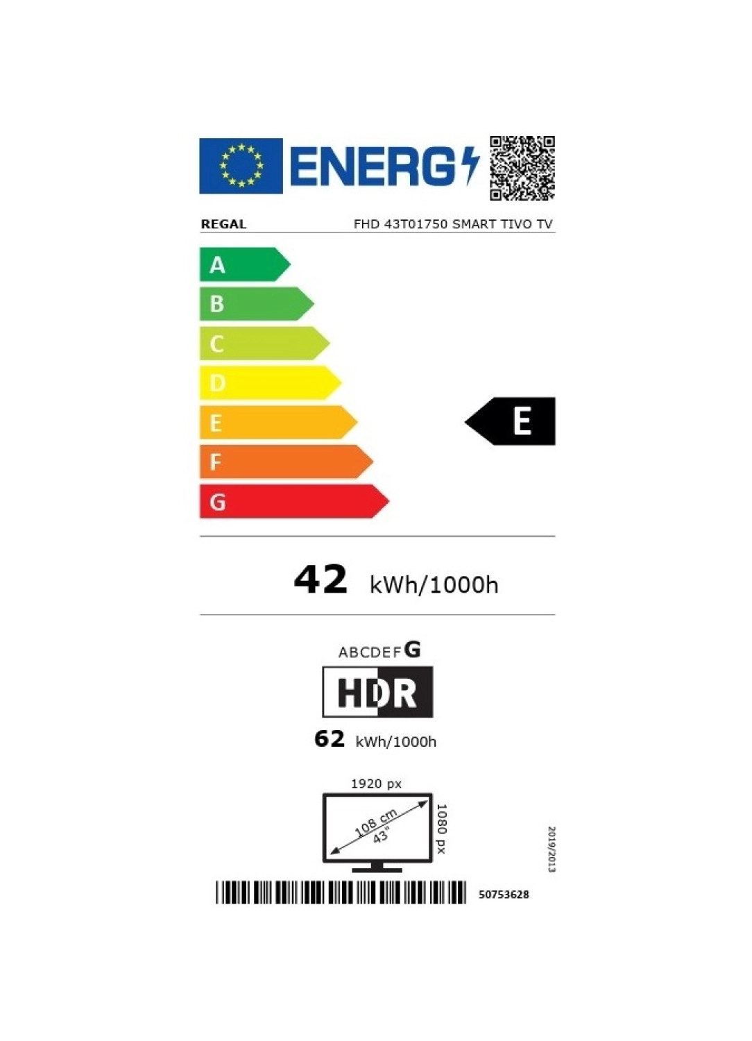 Regal 43T01750 Full Hd 43'' 109 Ekran Uydu Alıcılı Smart Led Tv - Görsel 6