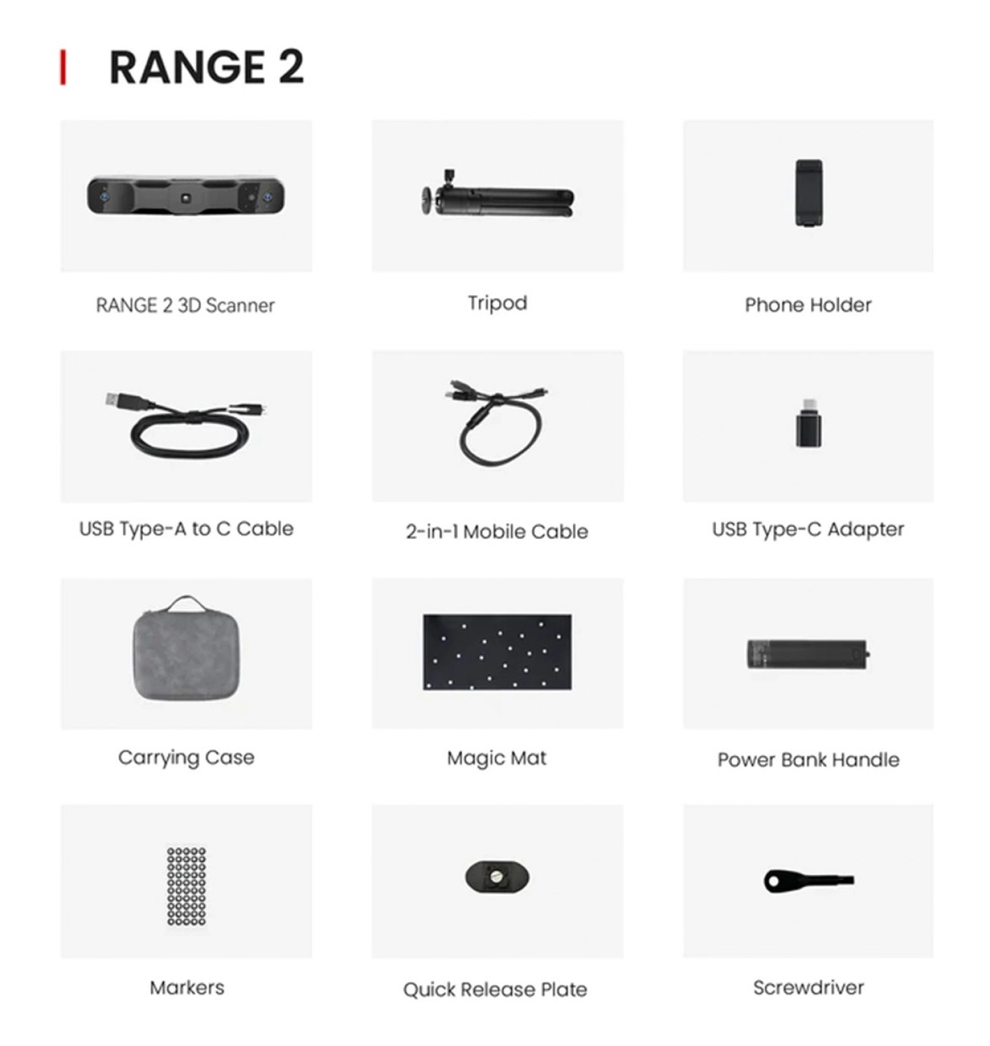 Revopoint 3D Scanner Range 2 Standart Paket - Görsel 5
