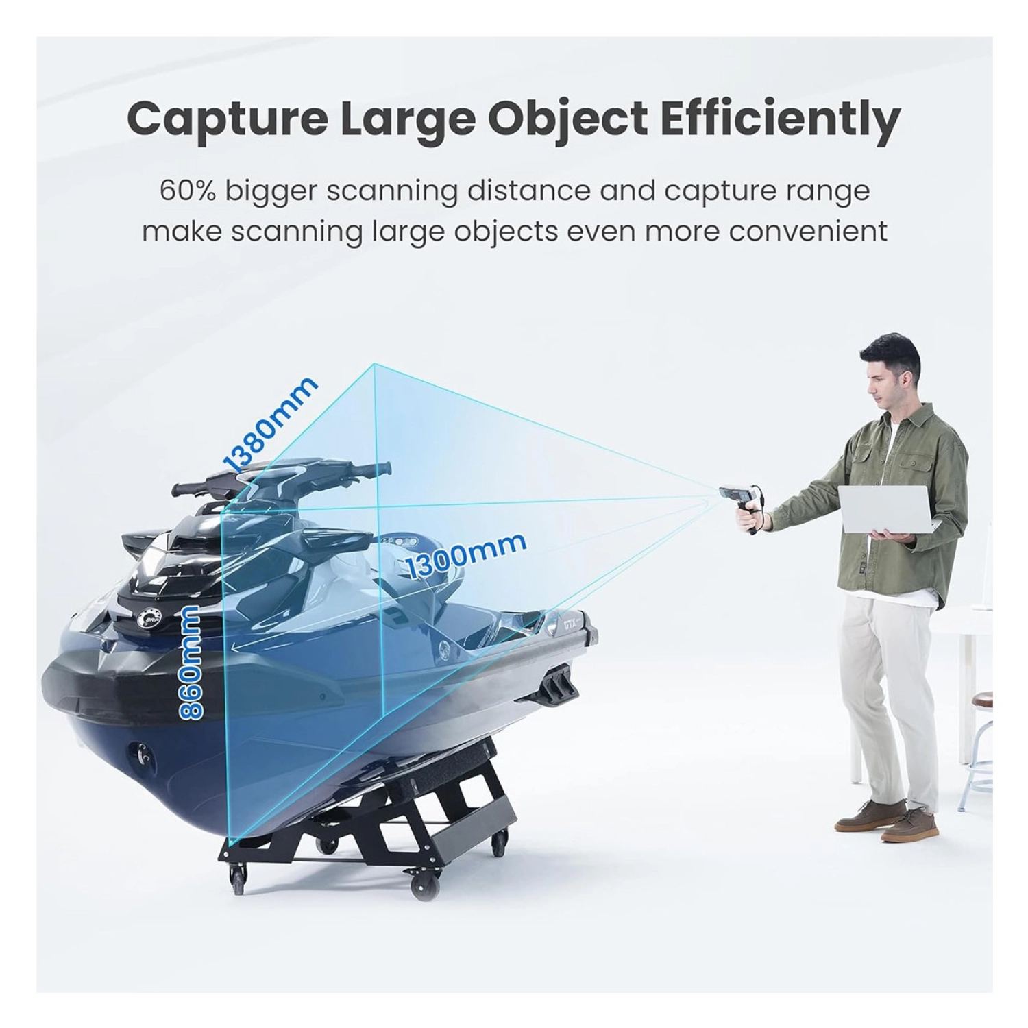 Revopoint 3D Scanner Range 2 Standart Paket - Görsel 4