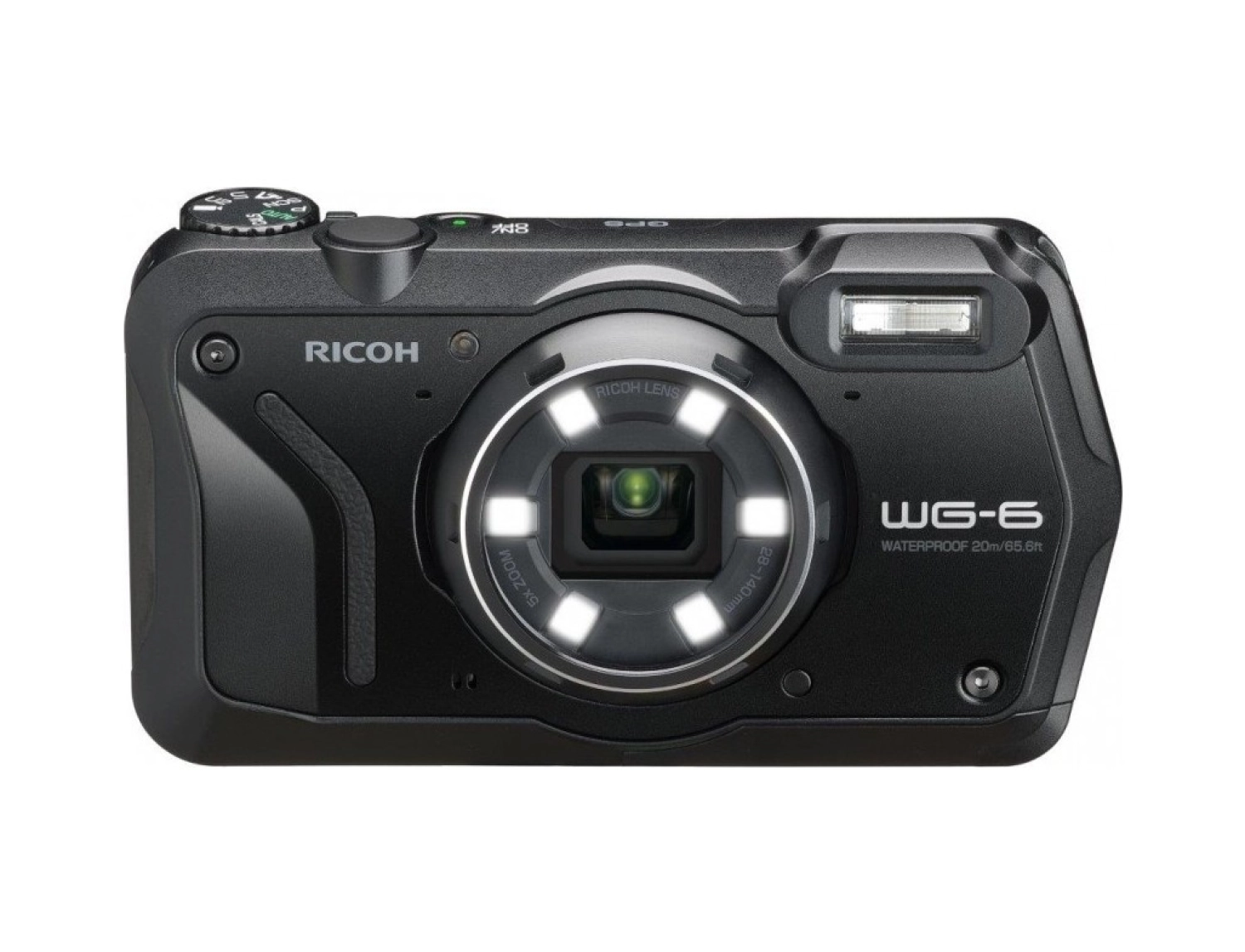 Ricoh Wg-6 Dijital Kompakt Outdoor Fotoğraf Makinesi Siyah ürün görseli