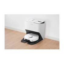 Roborock Akıllı Sistem Kendini Yıkayan-Kurutan İstasyonlu 6000Pa Sonic Paspaslı Halı Tanıma + Mop Kaldırma Son Sistem Robot Süpürge - Beyaz - Gri