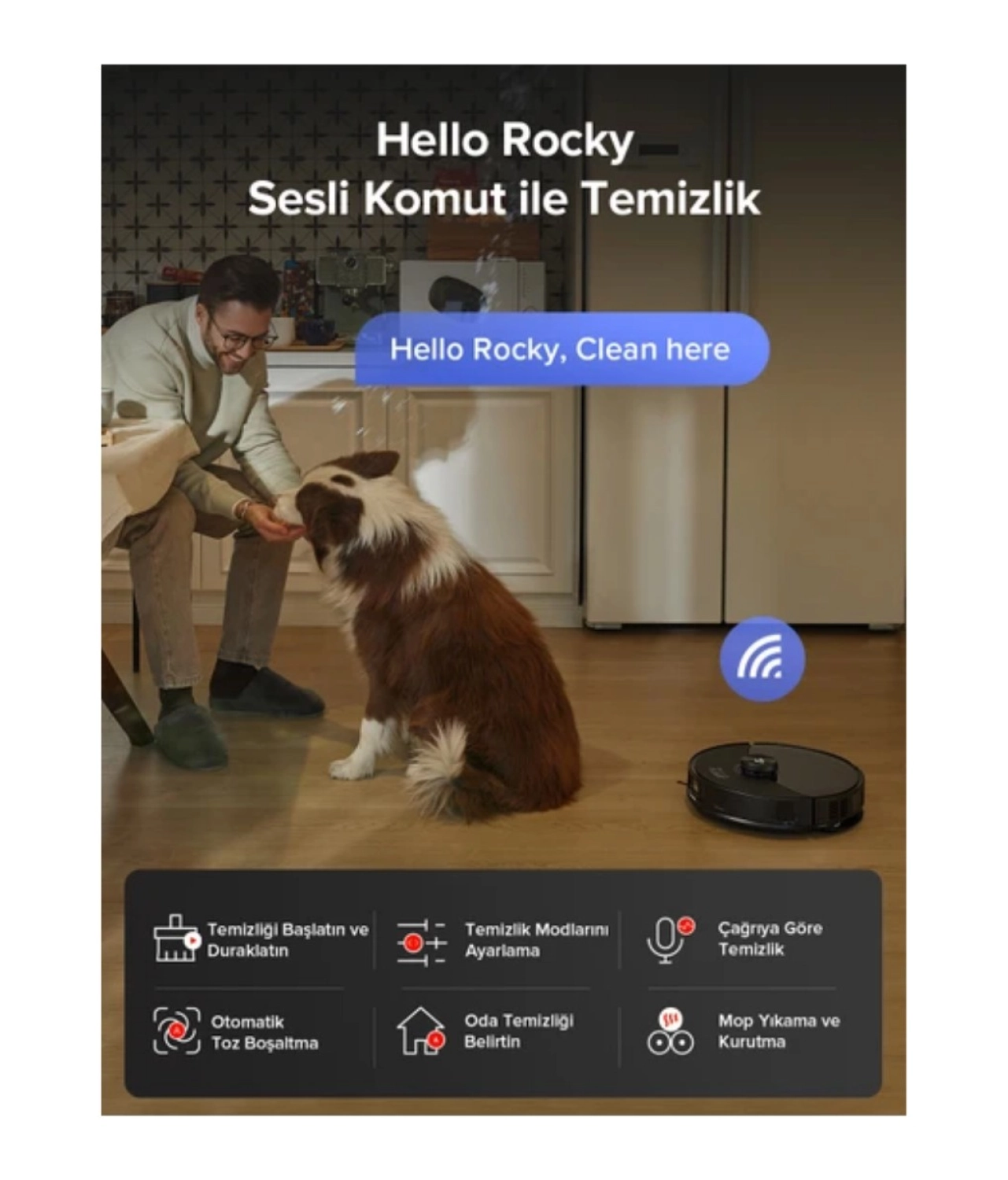 Roborock Lazer (Lıdar + Slam) Haritalandırma Teknolojisi Ultra Akıllı Robot Süpürge Beyaz - Görsel 5