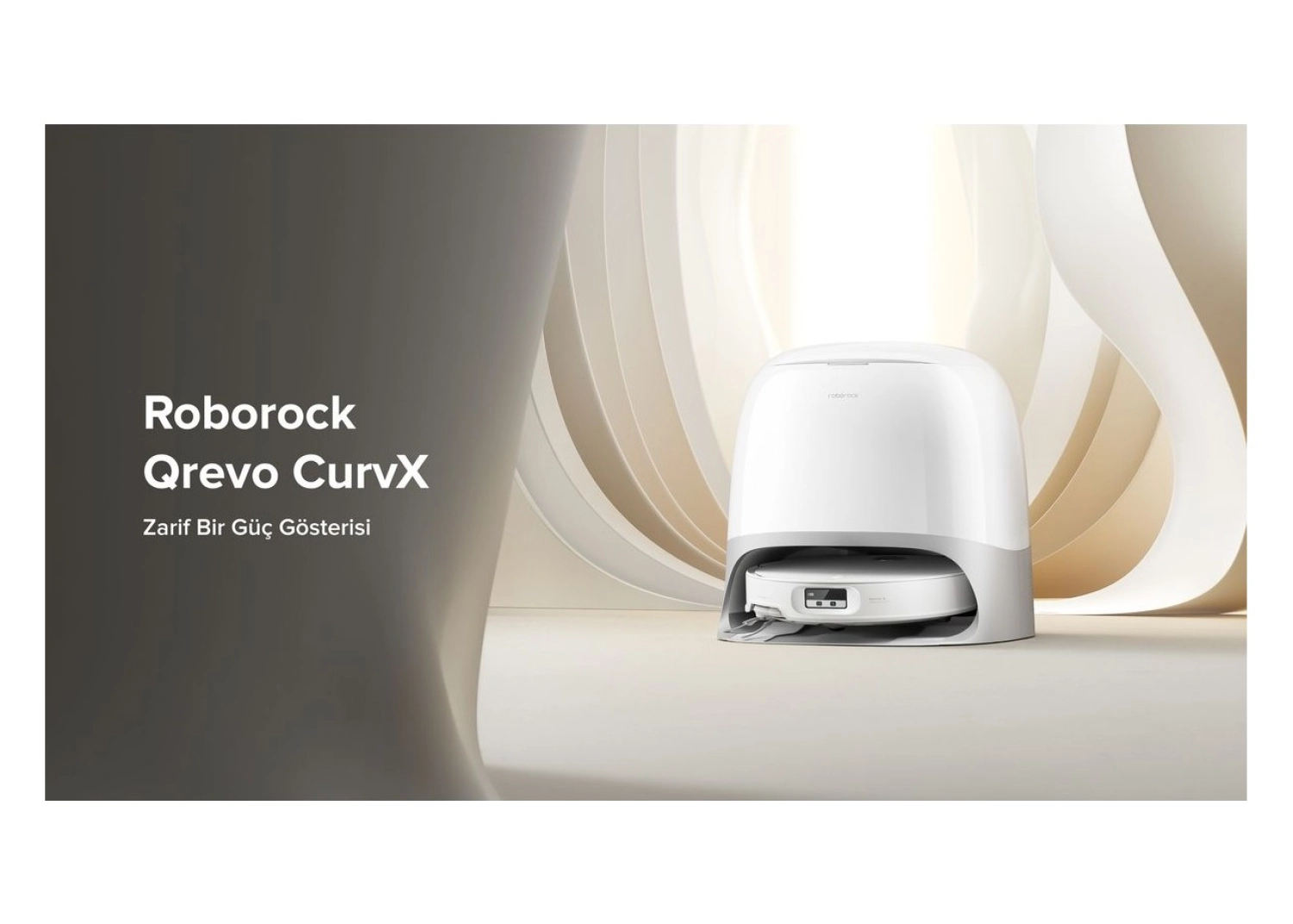 Roborock Qrevo Curvx Akılı Robot Süpürge Beyaz ürün görseli