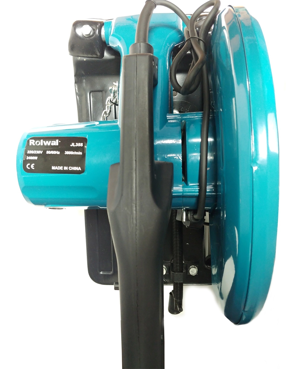 Rolwal Profesyonel 2400W Bakır Sargılı 355 Mm Metal Profil Kesme Makinası - Görsel 4
