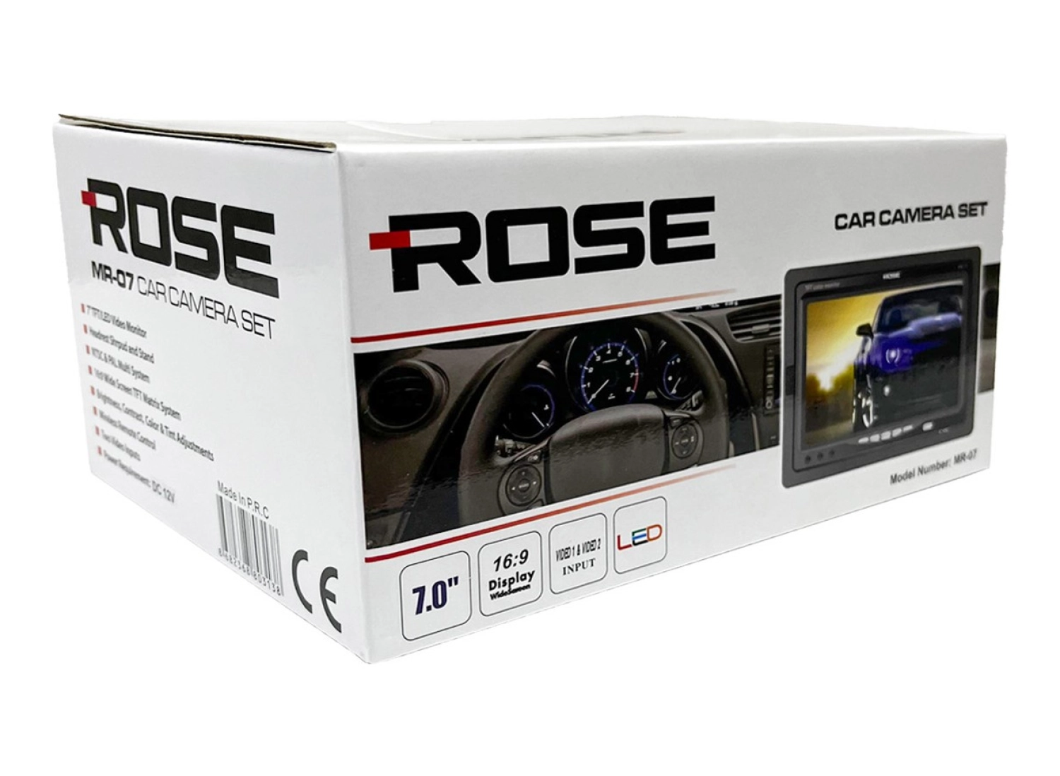 Rose Mr-07 7 Widescreen, Led Ekran Araç Kamera Seti - Görsel 2
