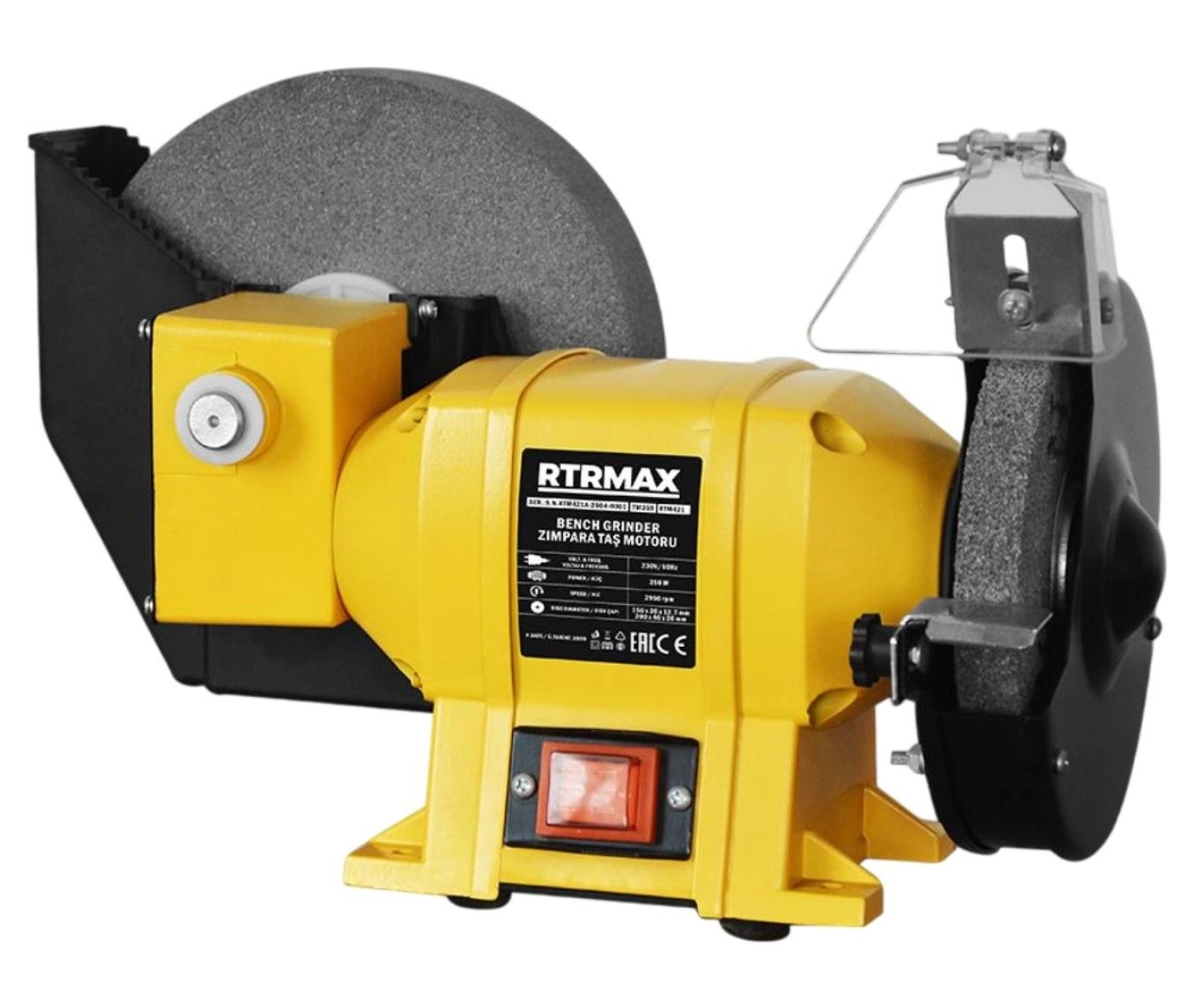 Rtrmax Rtm421A Sulu Ve Kuru Zımpara Taş Motoru 250W - Görsel 2