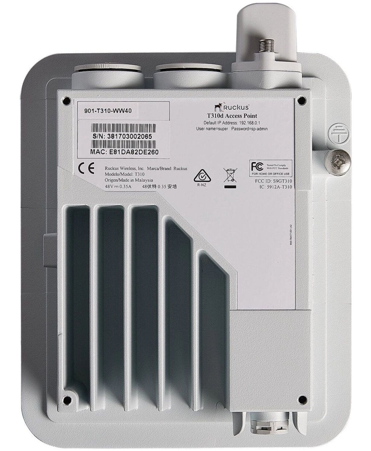 Ruckus T310 901-T310-Ww040 Dış Mekan Erişim Noktası Outdoor Access Point Ip67 802.11Ac - Görsel 3