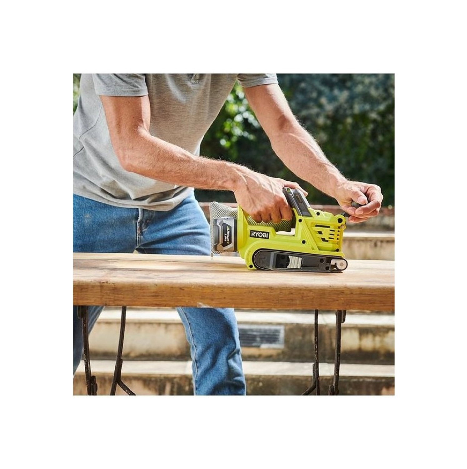 Ryobi R18Bs-0 Akülü Tank Zımpara (5133002916) - Görsel 2
