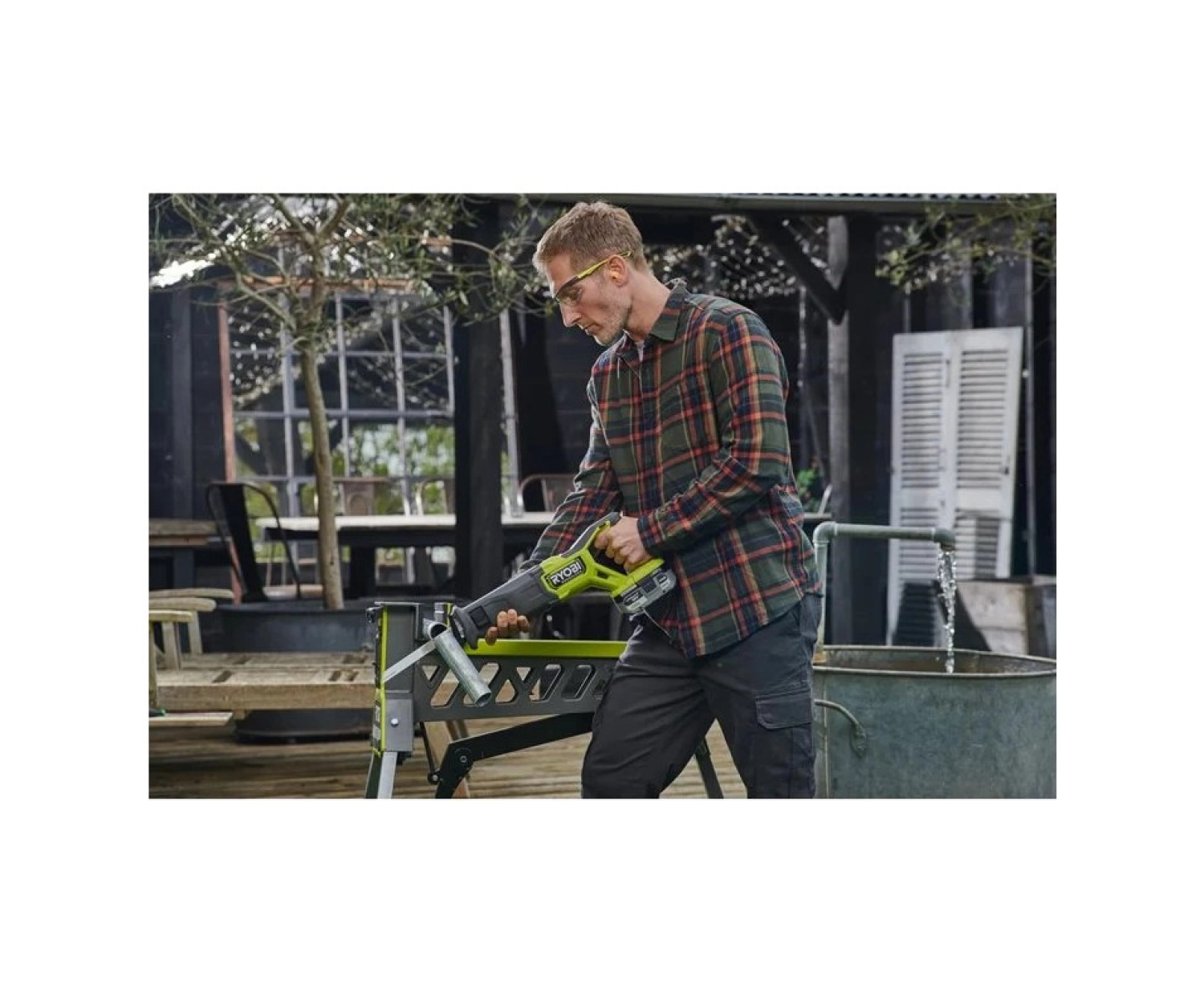 Ryobi Rrs18Bl-0 18V Kömürsüz Kılıç Testere - Görsel 5