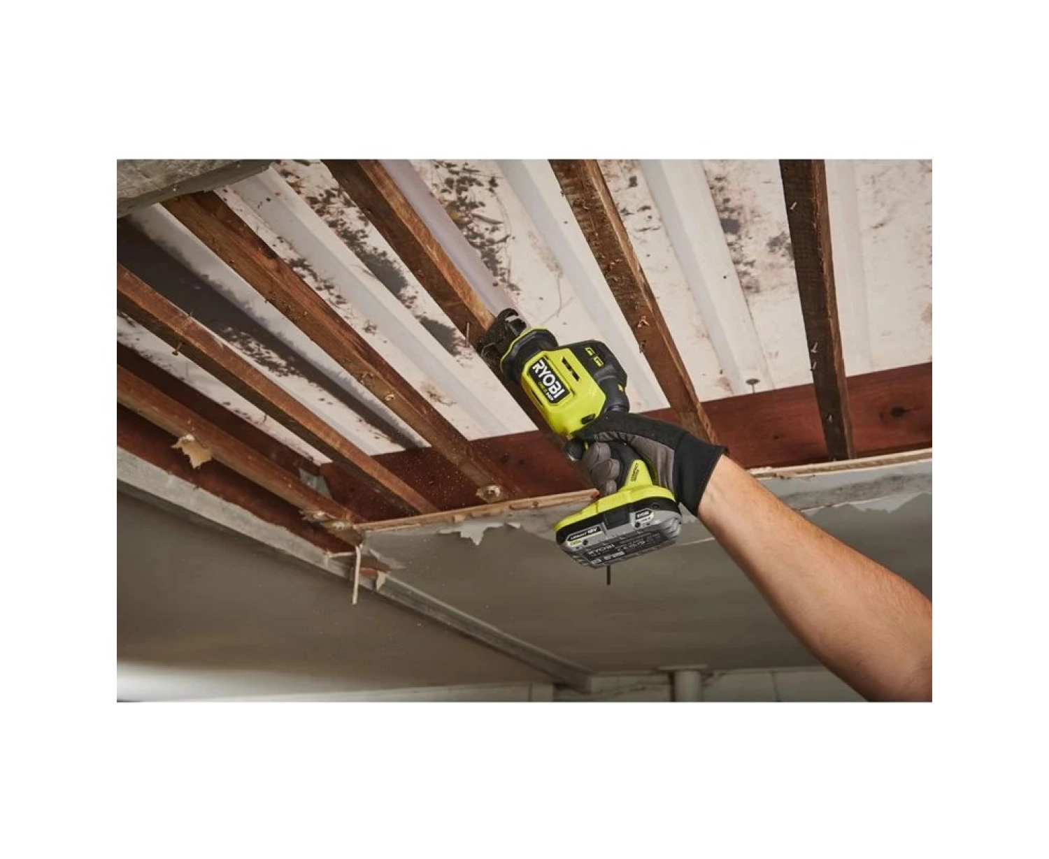 Ryobi Rrs18C1-0 Akülü Kömürsüz Kompakt Kılıç Testere - Görsel 4