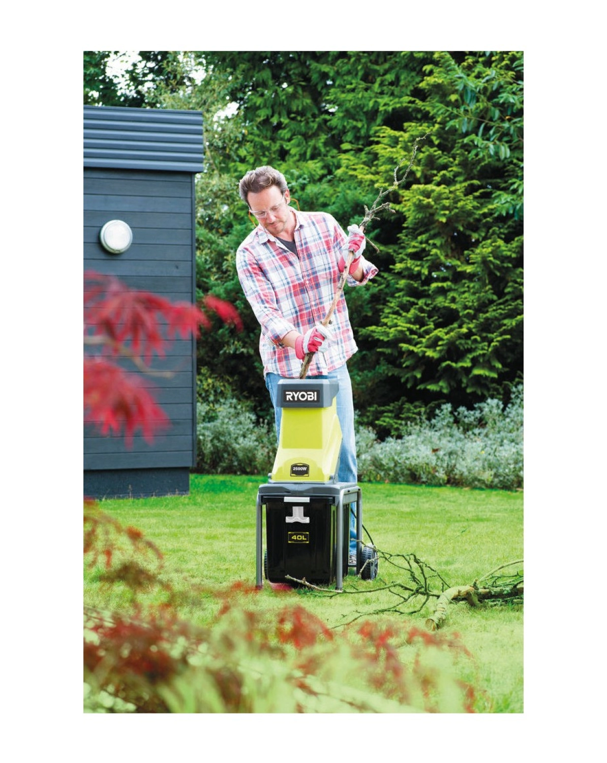 Ryobi Rsh2545B Elektrikli Yaprak Öğütme Makinası 2500 W - Görsel 2