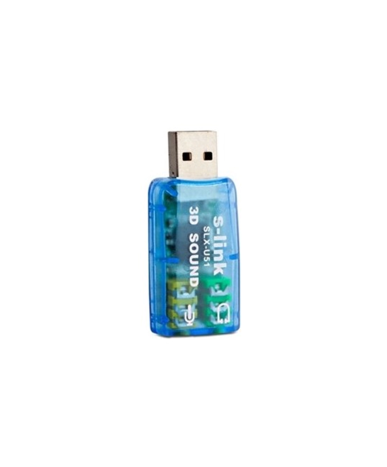 S-Link Slx-U51 Usb Ses Kartı 2.0 Çevirici Adaptör ürün görseli