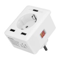 S-Link Swapp Sl-04 10A Akım Korumalı Akıllı Priz 2 Usb 2.4 Ghz Wifi Tuya Destekli