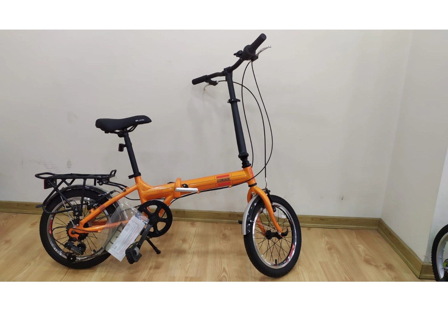 Salcano Salcano F100 (Slcn100) 6 Vites 16 Jant Katlanır Bisiklet Turuncu Kırmızı ürün görseli