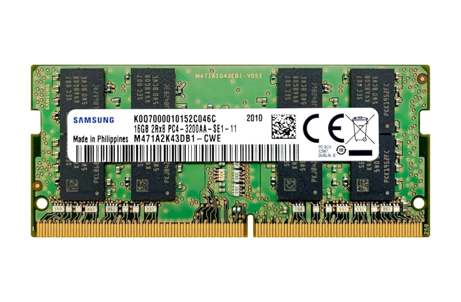 Samsung 16 Gb 3200 Mhz Ddr4 Ram M471A2K43Db1-Cwe ürün görseli