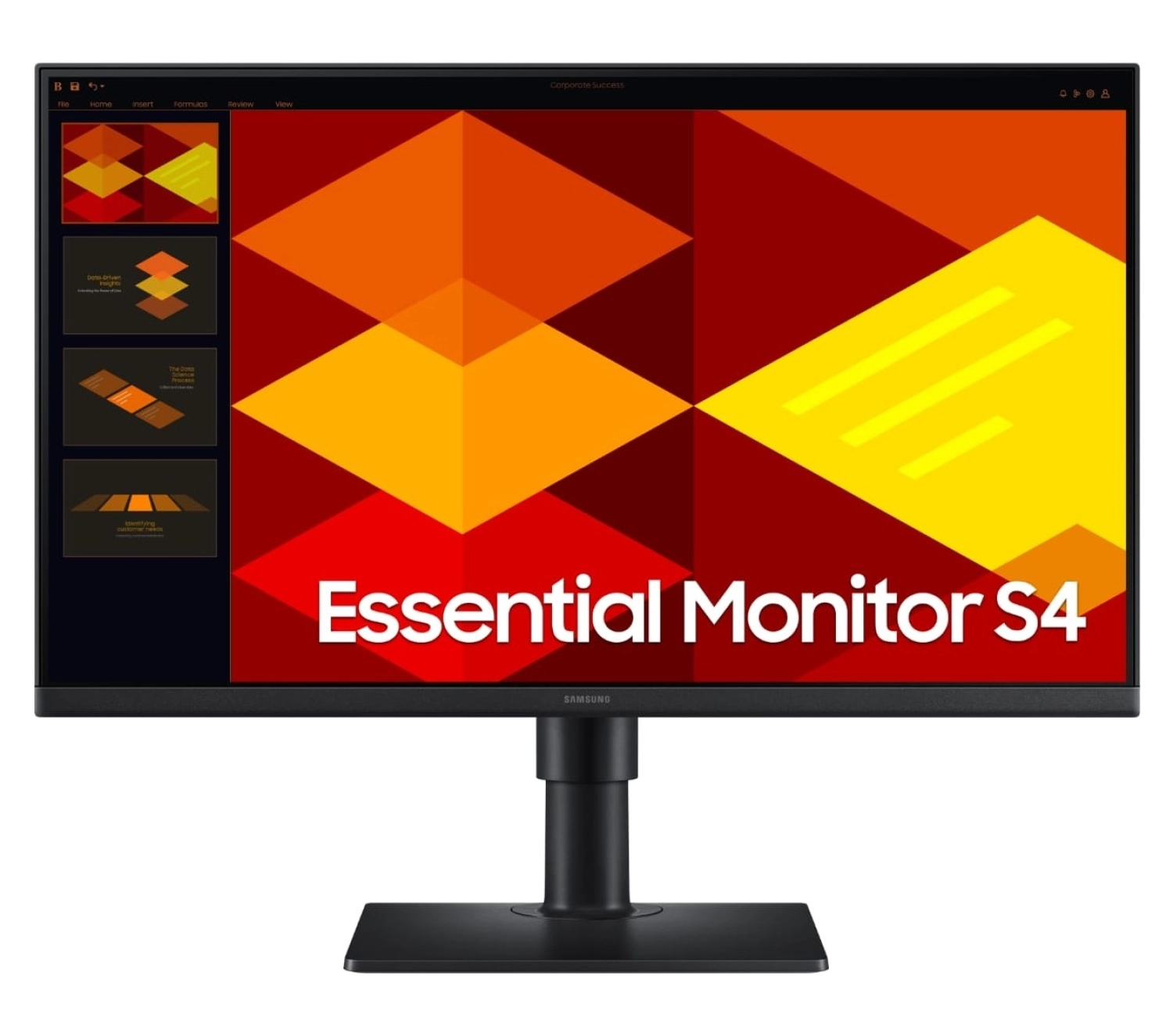 Samsung 24 Essential S4 Ls24D400Gauxuf 5 Ms 100 Hz Full Hd Ips Pivot Monitör ürün görseli
