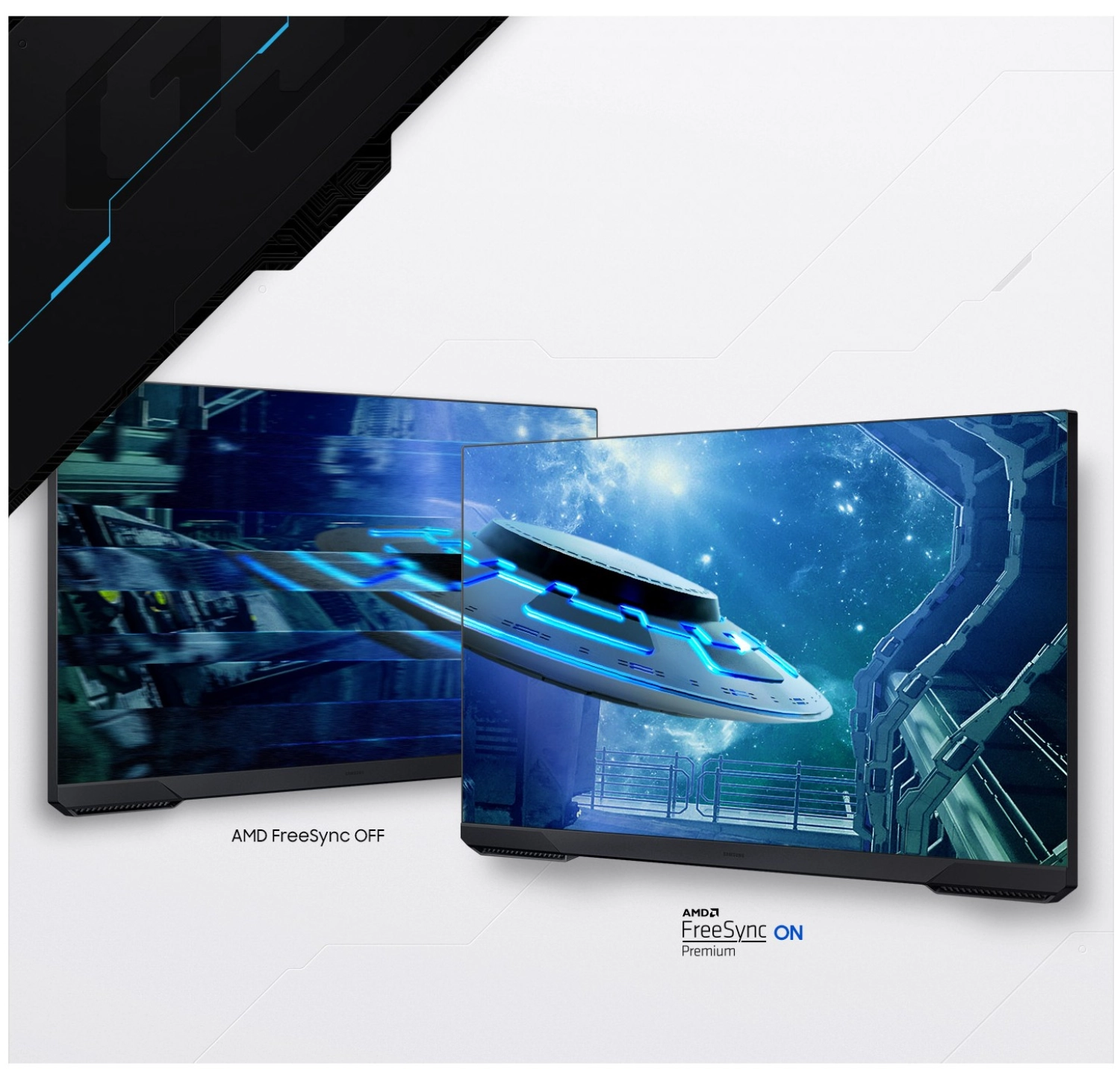 Samsung 24" Odyssey G3 Ls24Ag300Nrxuf 1Ms 144Hz Fullhd Gaming Monitör - Görsel 2