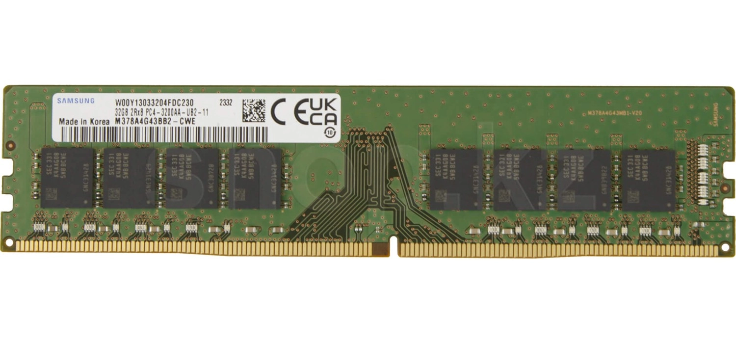 Samsung 32 Gb Ddr4 3200Mhz Cl22 1.2V M378A4G43Bb2-Cwe Masaüstü Ram Bellek ürün görseli
