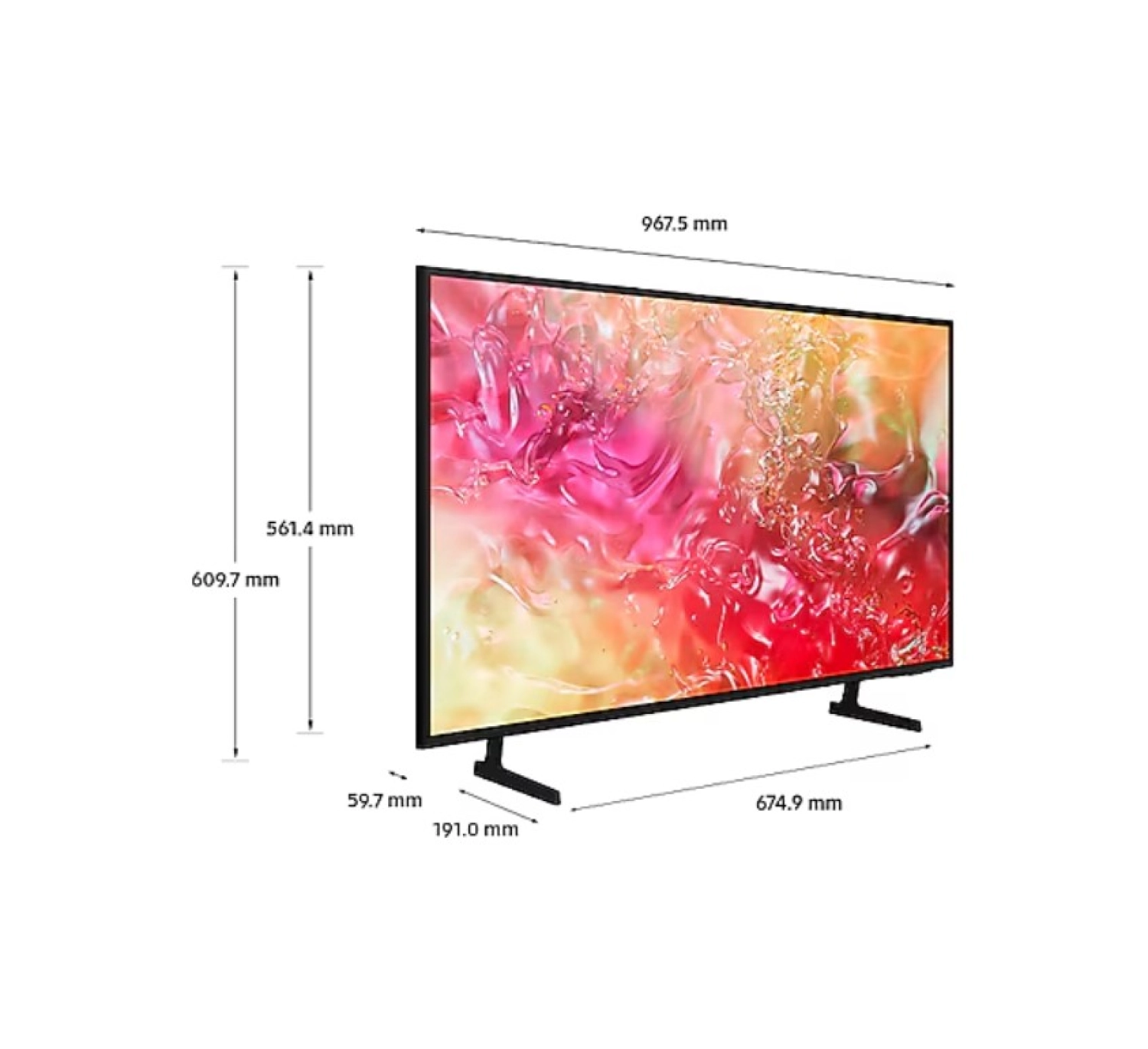 Samsung 43Du7000 4K Ultra Hd 43" 109 Ekran Uydu Alıcılı Smart Led Tv - Görsel 3
