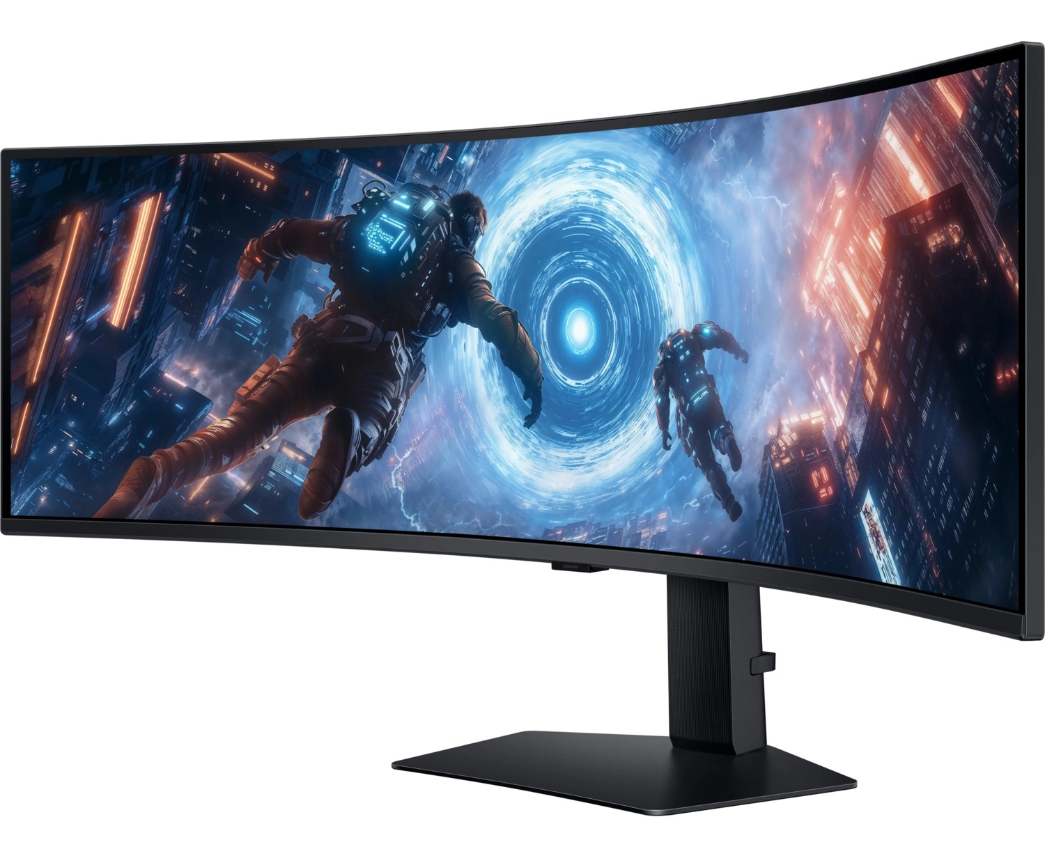 Samsung 49 Inç Odyssey G9 G91F Dqhd 144 Hz Oyun Monitörü Ls49Fg916Euxuf - Görsel 3