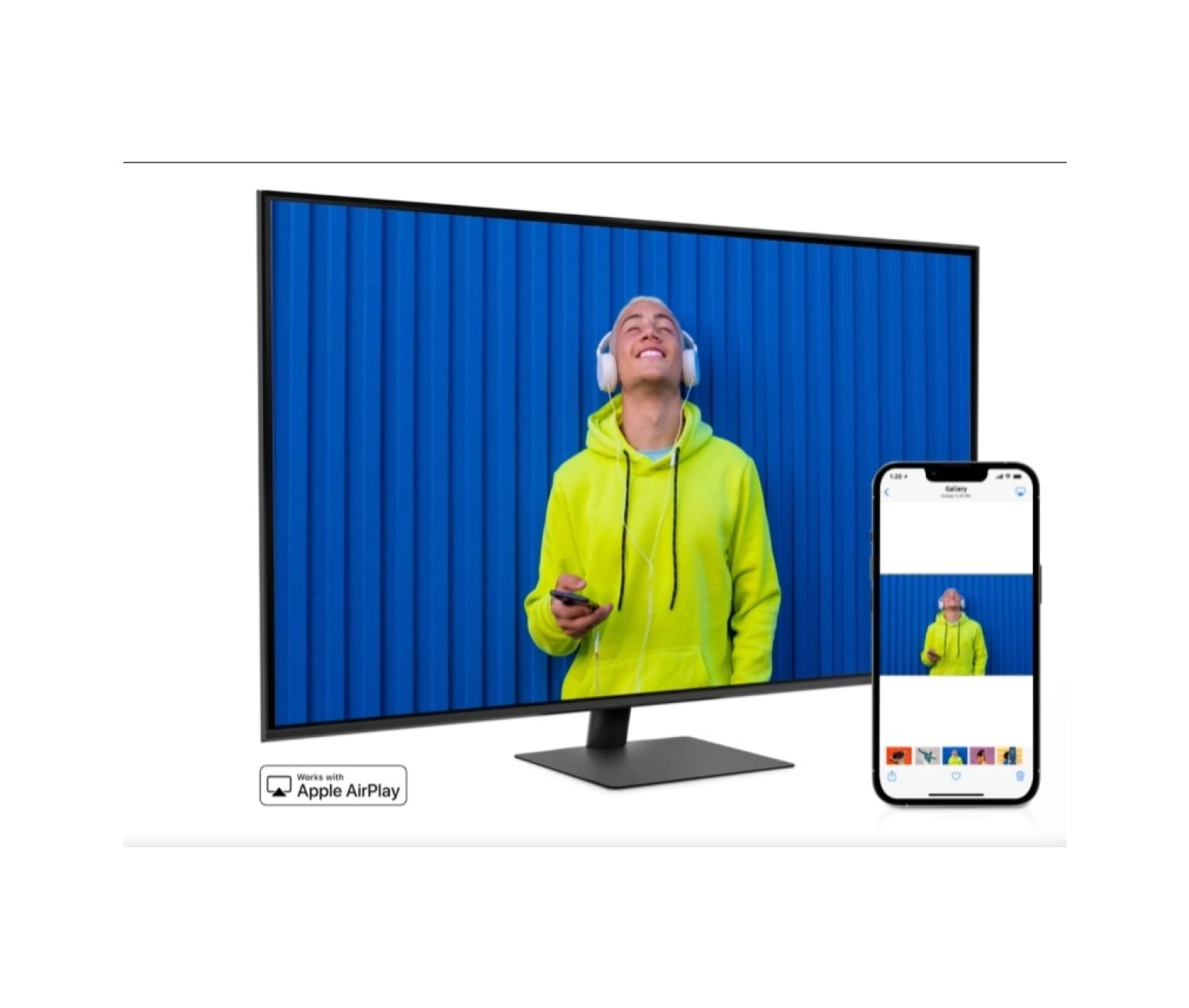 Samsung 4K Ultra Hd Hdr10 Monitör 109 Ekran 43" Wi-Fi Bağlantı Smart Slim Monitör- Tv - Görsel 3