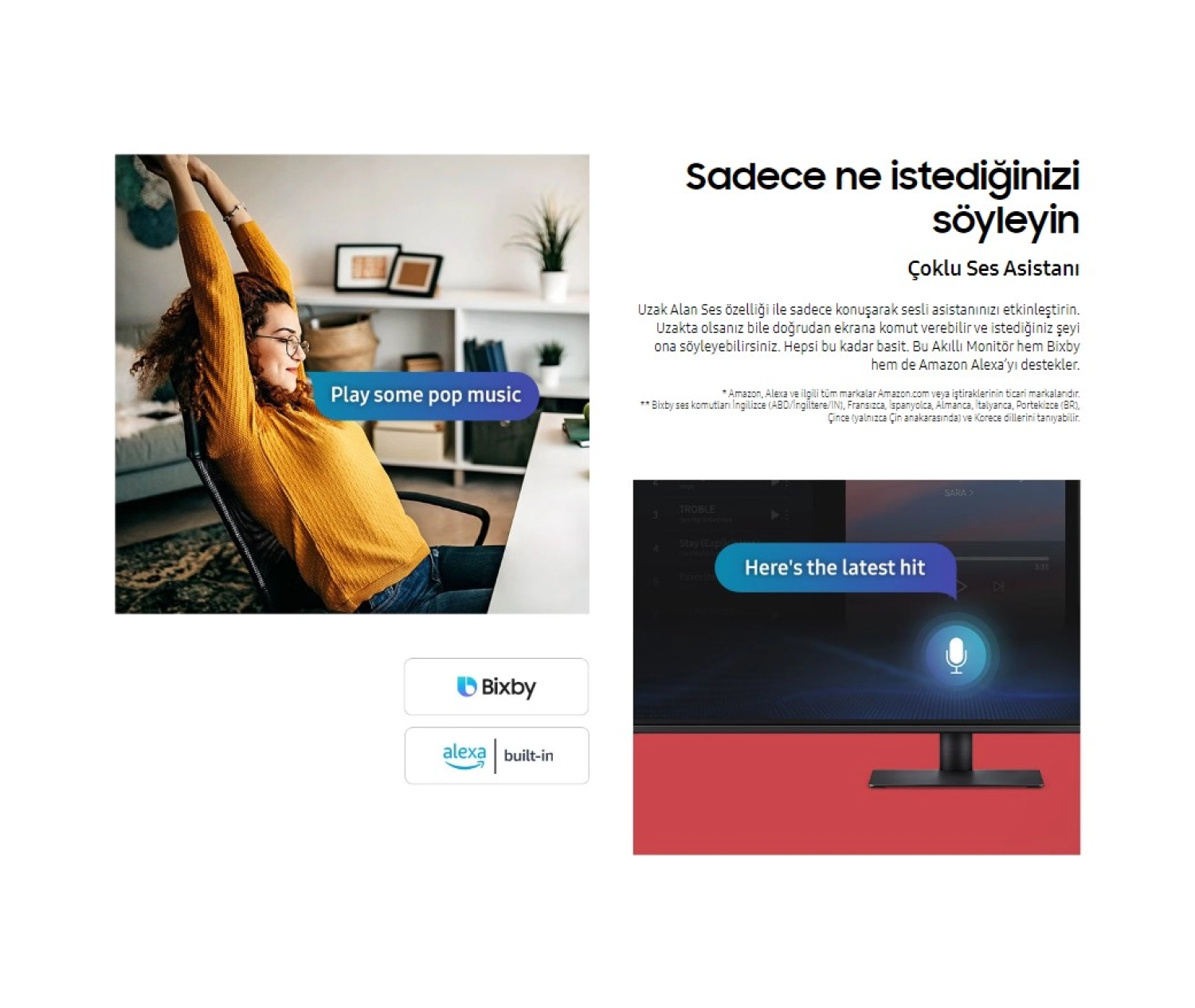 Samsung 4K Ultra Hd Hdr10 Monitör 109 Ekran 43" Wi-Fi Bağlantı Smart Slim Monitör- Tv - Görsel 14