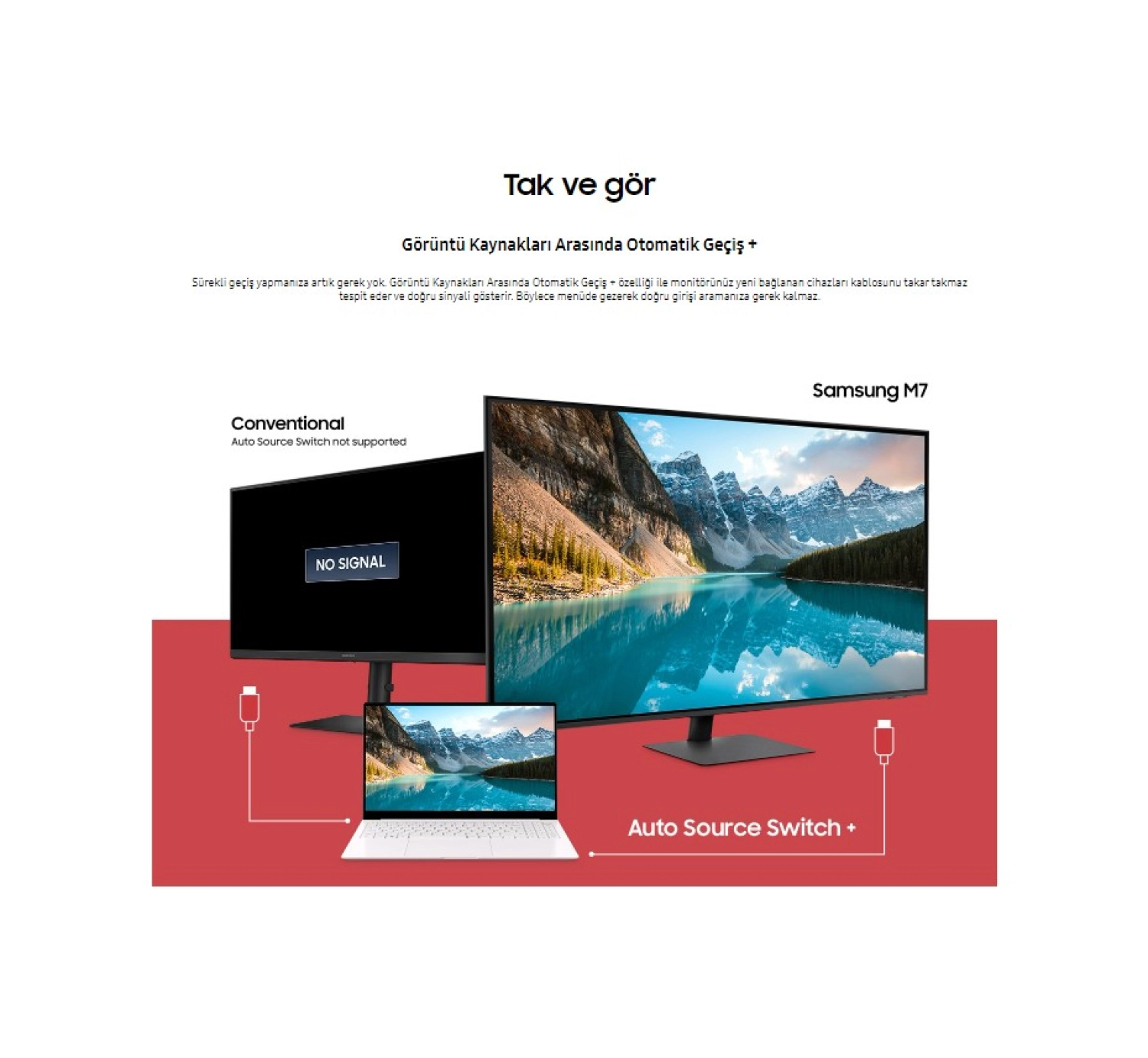 Samsung 4K Ultra Hd Hdr10 Monitör 109 Ekran 43" Wi-Fi Bağlantı Smart Slim Monitör- Tv - Görsel 5