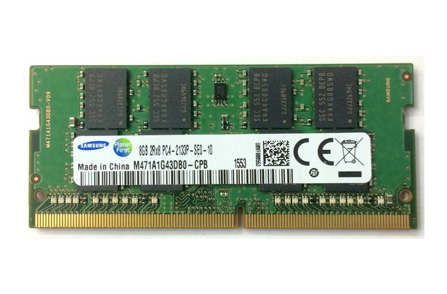 Samsung 8Gb (1X8) Ddr4 So-Dımm 2133Mhz Notebook Ram M471A1G43Db0-Cpb ürün görseli