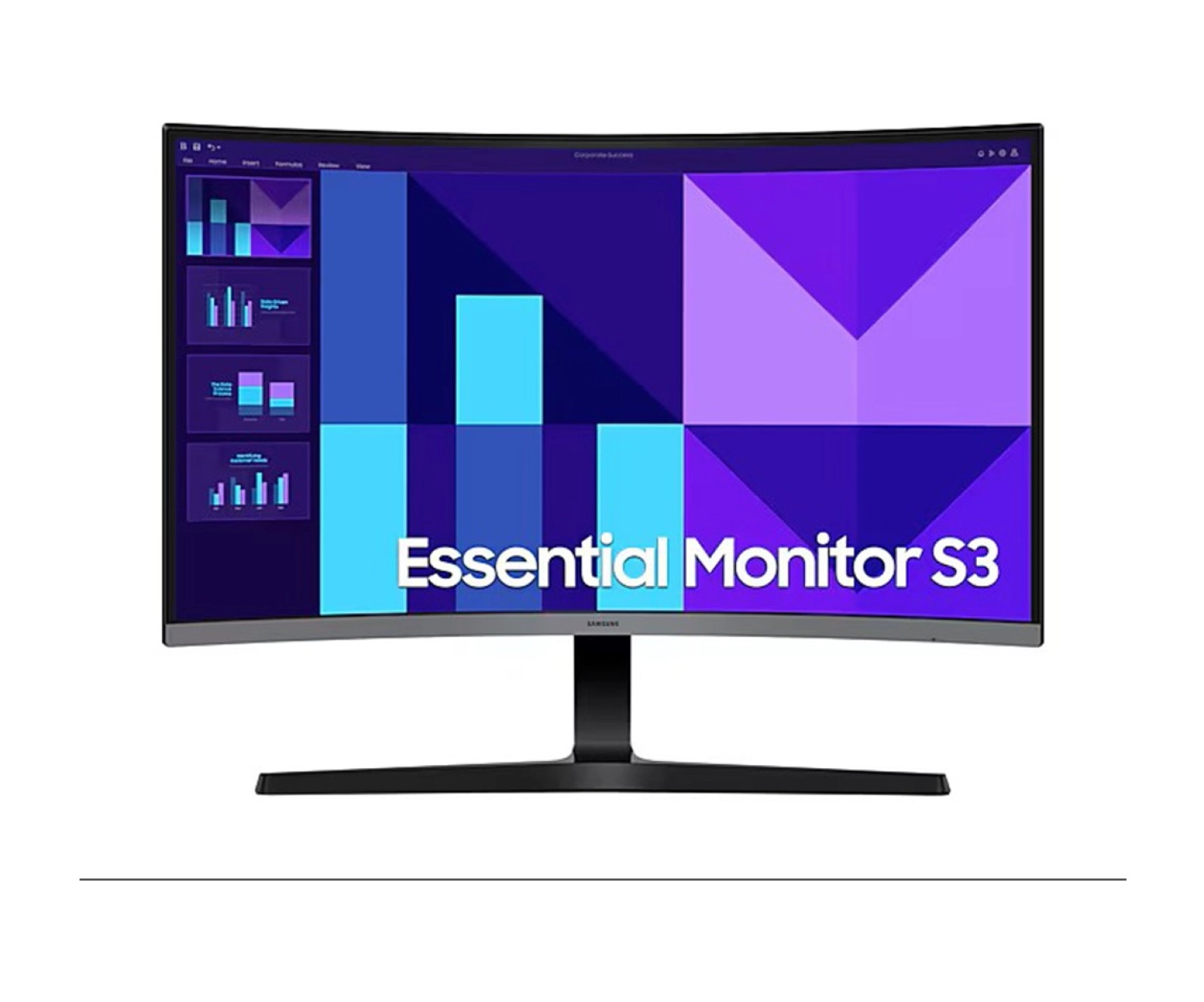 Samsung Essential 27'' 100 Hz 4 Ms (Hdmi+Vga) Full Hd 1920 X 1080 Lcd Monitör Ls27D390Gauxuf - Görsel 2