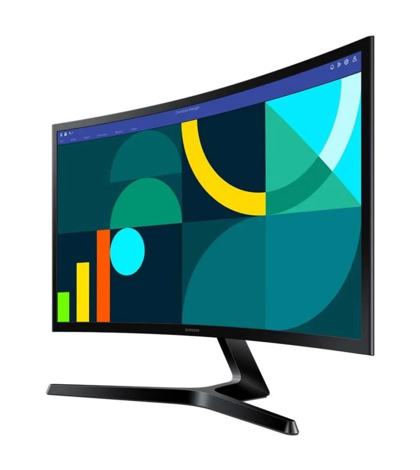Samsung Essential S3 27" 4 Ms 100 Hz Full Hd Curved Led Monitör Ls27D366Gauxuf - Görsel 3