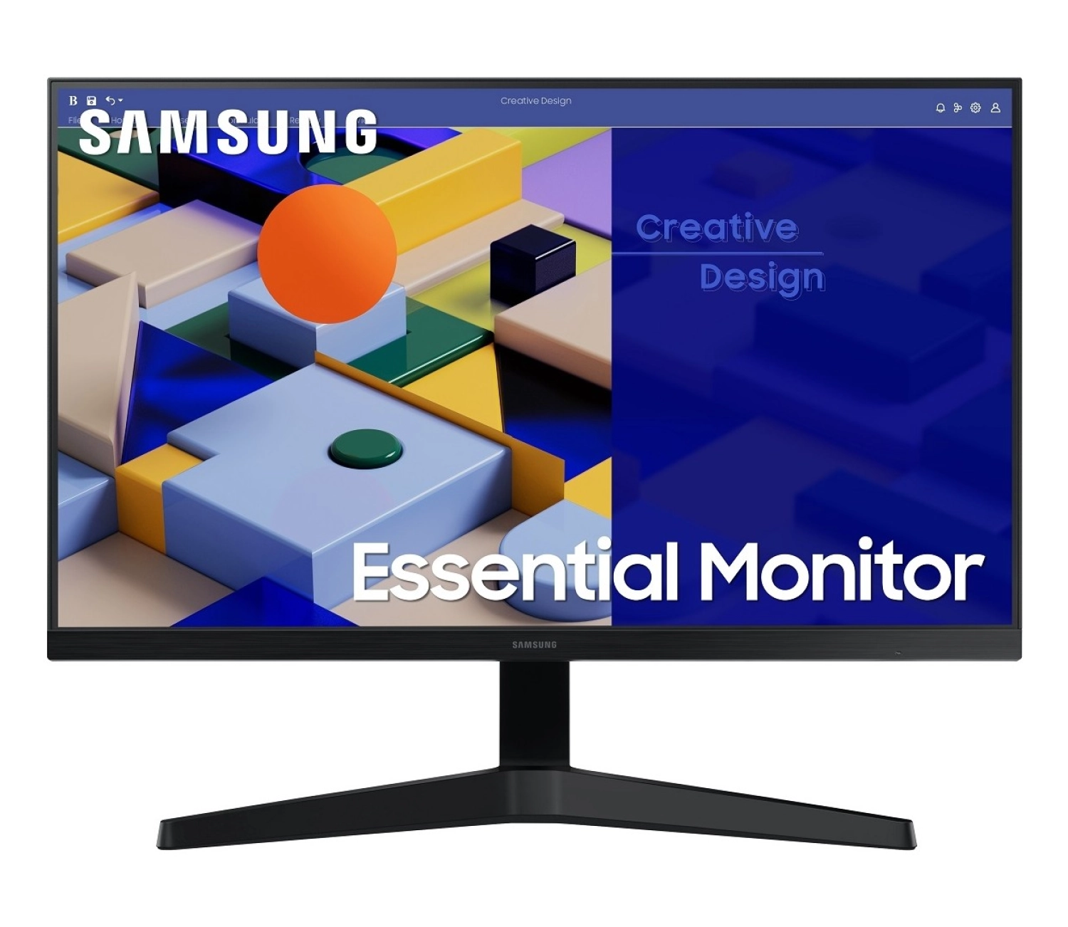 Samsung Essential S3 27" 5Ms 75Hz (Hdmi+D-Sub) Amd Freesync Ips Panel Fhd Monitör Ls27C312Eauxuf ürün görseli