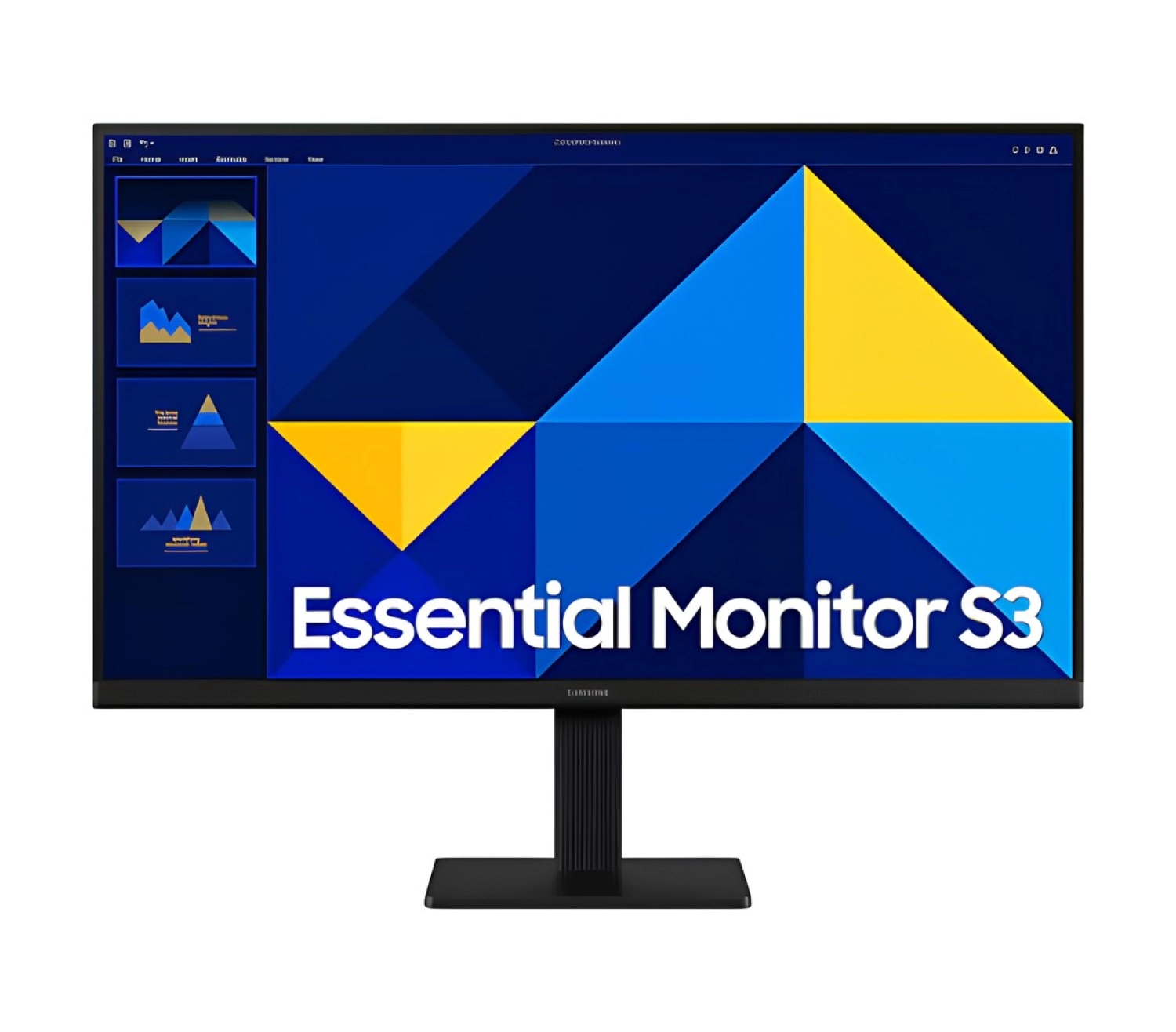 Samsung Essential S3 Ls24D300Gauxuf 24" 5 Ms 100Hz Fhd Ips Siyah Monitör ürün görseli