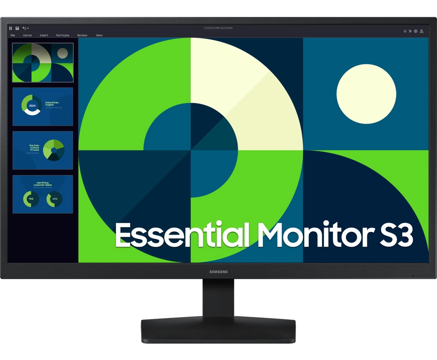 Samsung Essential S3 S31D 24" 75 Hz 1 Ms Fhd Monitör Ls24D310Eauxuf ürün görseli