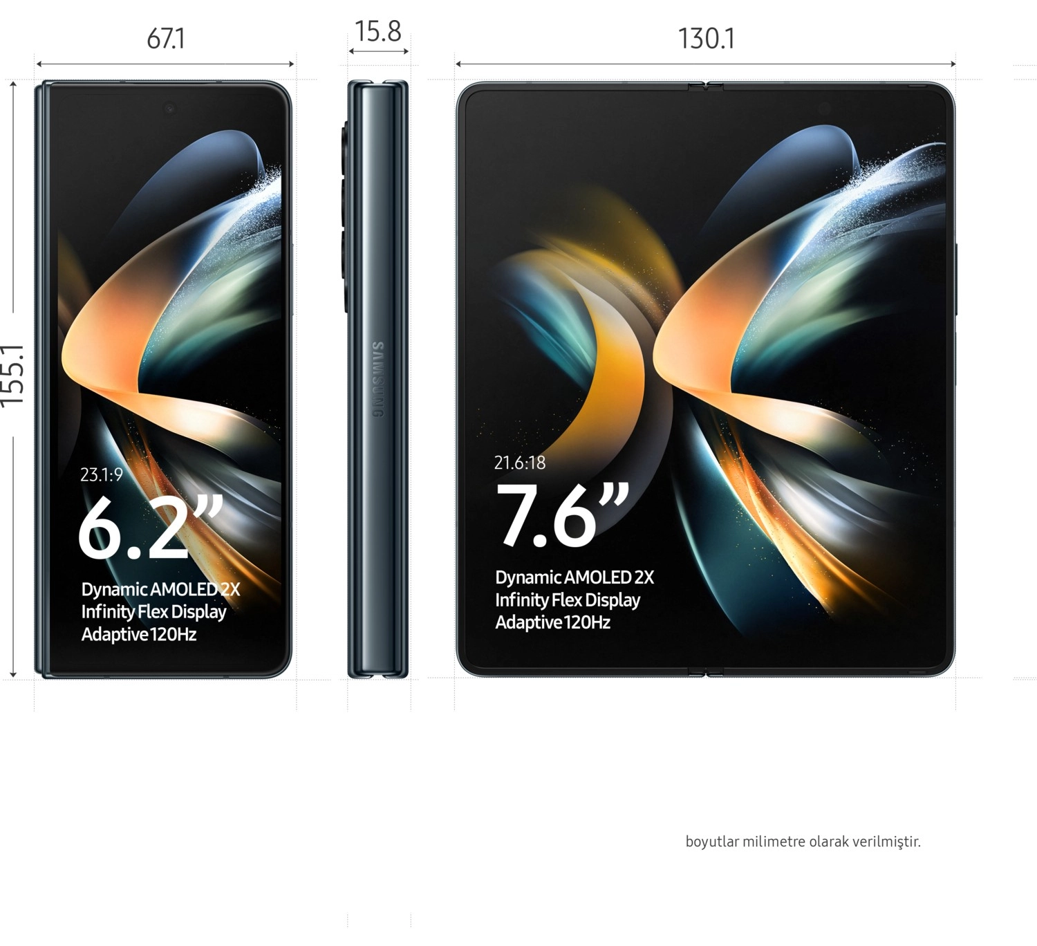 Samsung Galaxy Z Fold 4 256 Gb Siyah - Görsel 6