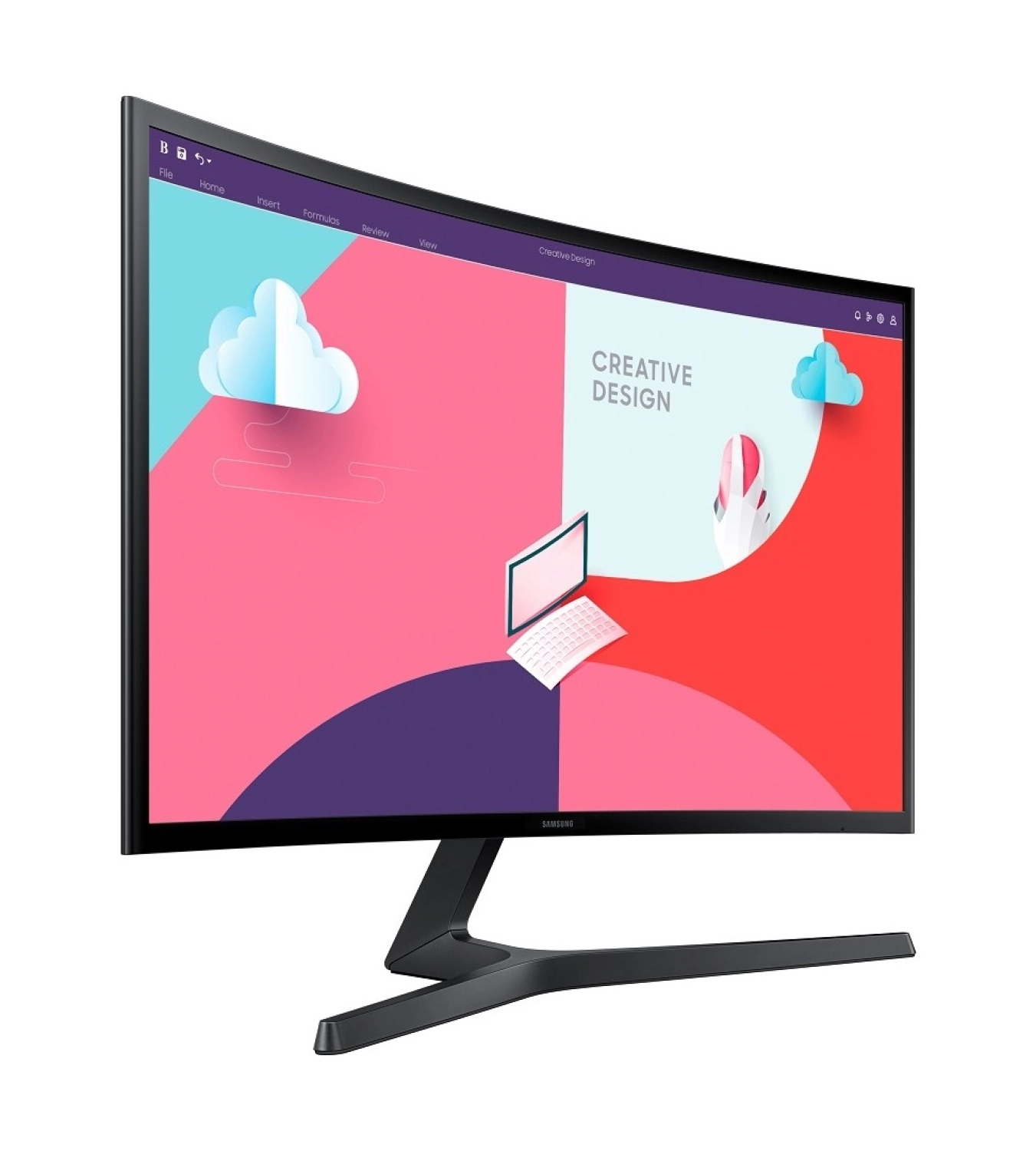Samsung Ls27C366Eauxuf 27" Full-Hd Freesync Kavisli Essential Monitör ürün görseli