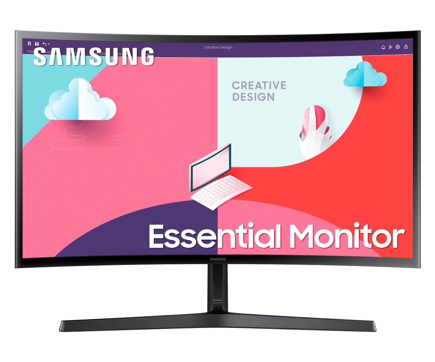 Samsung Ls27C366Eauxuf 27" Full-Hd Freesync Kavisli Essential Monitör - Görsel 3