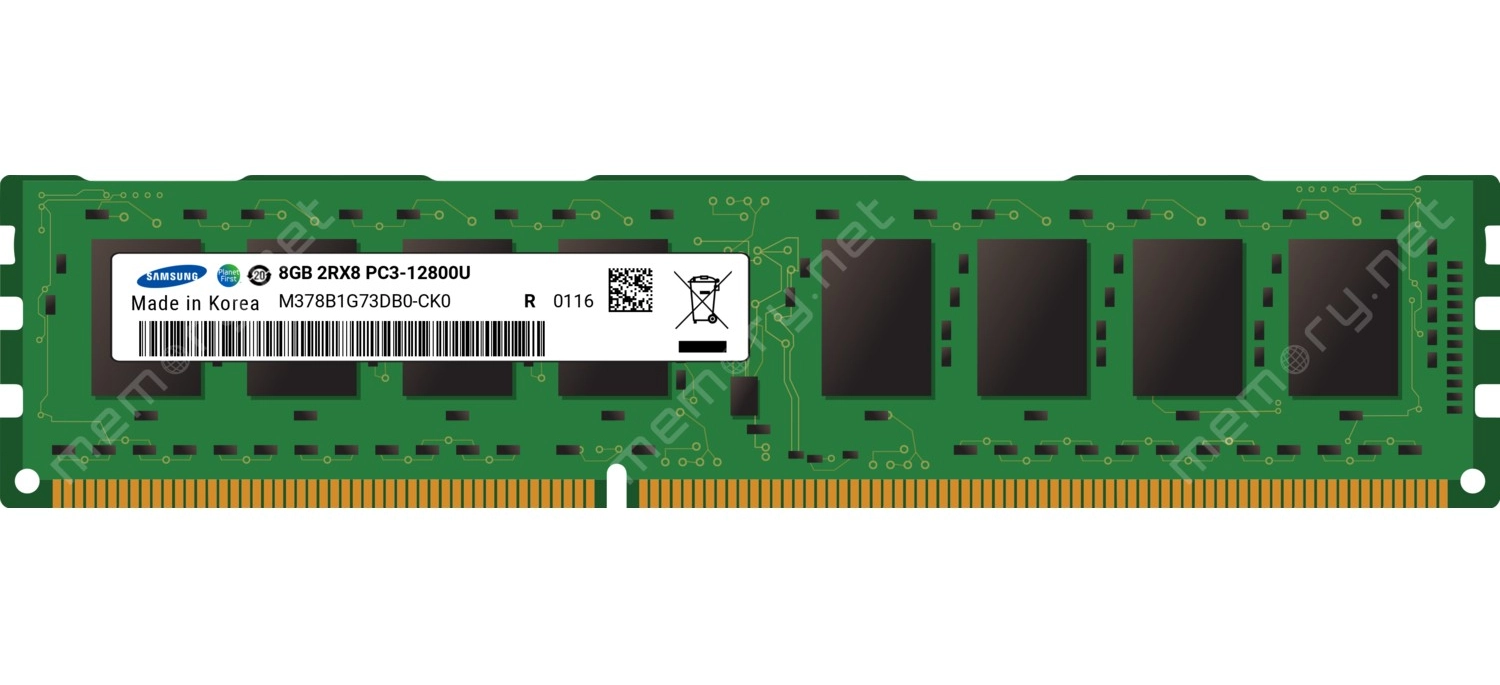 Samsung M378B1G73Db0-Ck0 8 Gb Ddr3 1600 Mhz Cl11 Masaüstü Ram ürün görseli