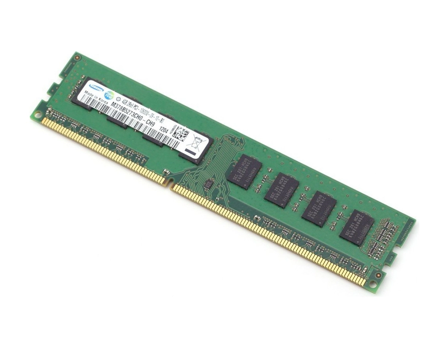 Samsung M378B5273Ch0-Ch9 4 Gb 2Rx8 Pc3-10600U 240-Pin Ddr3 Sdram Memory Ram - Görsel 3