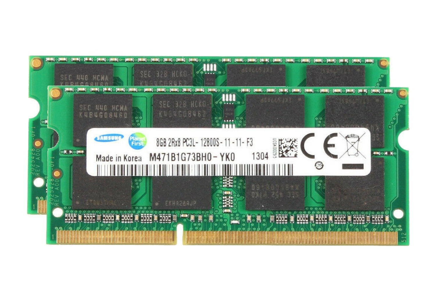 Samsung M471B1G73Bh0-Yk0 8Gb 2Rx8 Pc3L-12800S-11-11-F3 1600Mhz Ddr3L Notebook Ram - Görsel 4