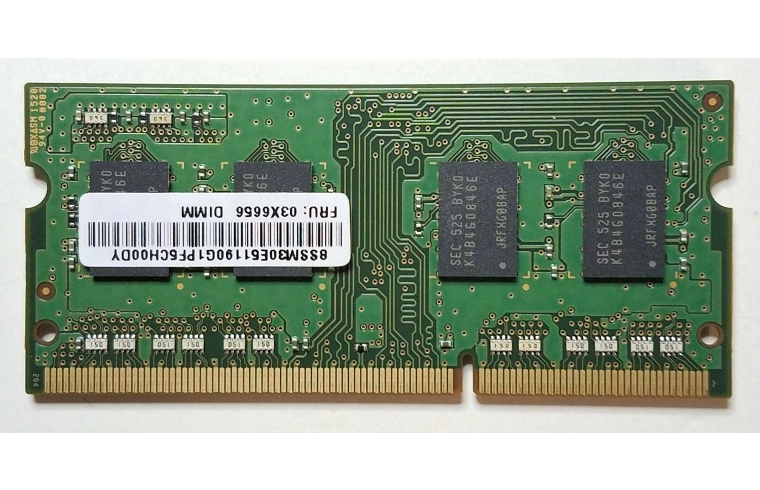 Samsung M471B5173Eb0-Yk0 4Gb Ddr3L 1600Mhz 1.35V Notebook Ram - Görsel 2