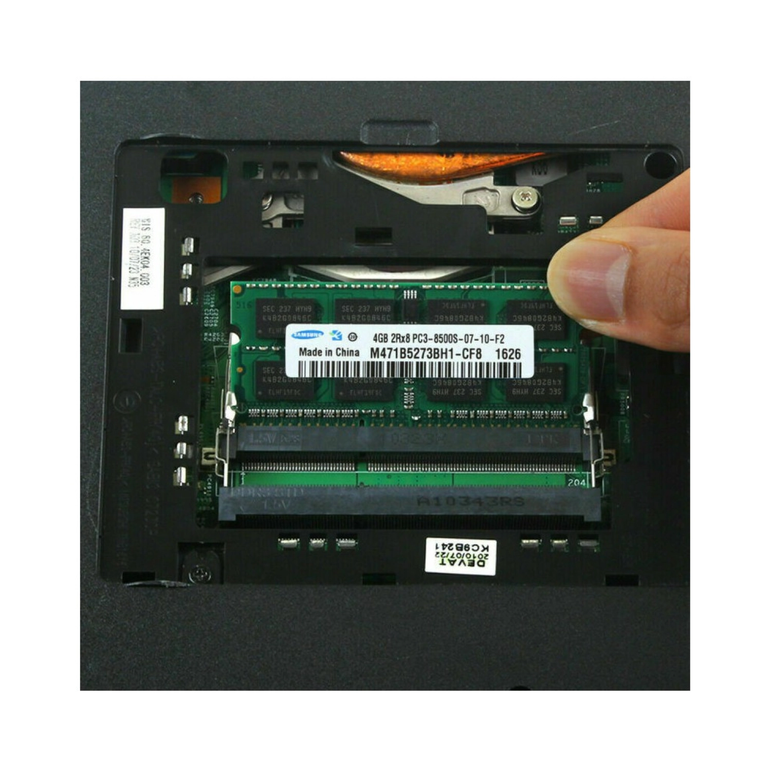 Samsung M471B5273Bh1-Cf8 4Gb 2Rx8 Pc3-8500S-07-10-F2 1066Mhz Ddr3 Notebook Ram - Görsel 4