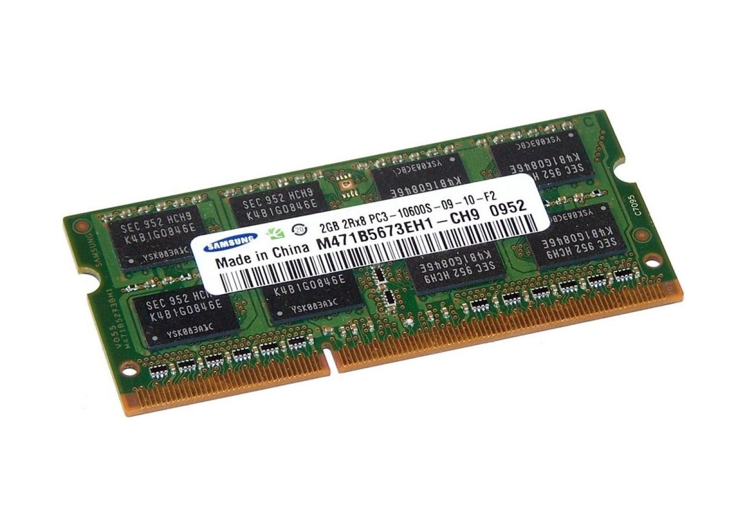 Samsung M471B5673Eh1-Ch9 (2Gb Ddr3 Pc3-10600S 1333Mhz So Dımm 204-Pin) Memory ürün görseli