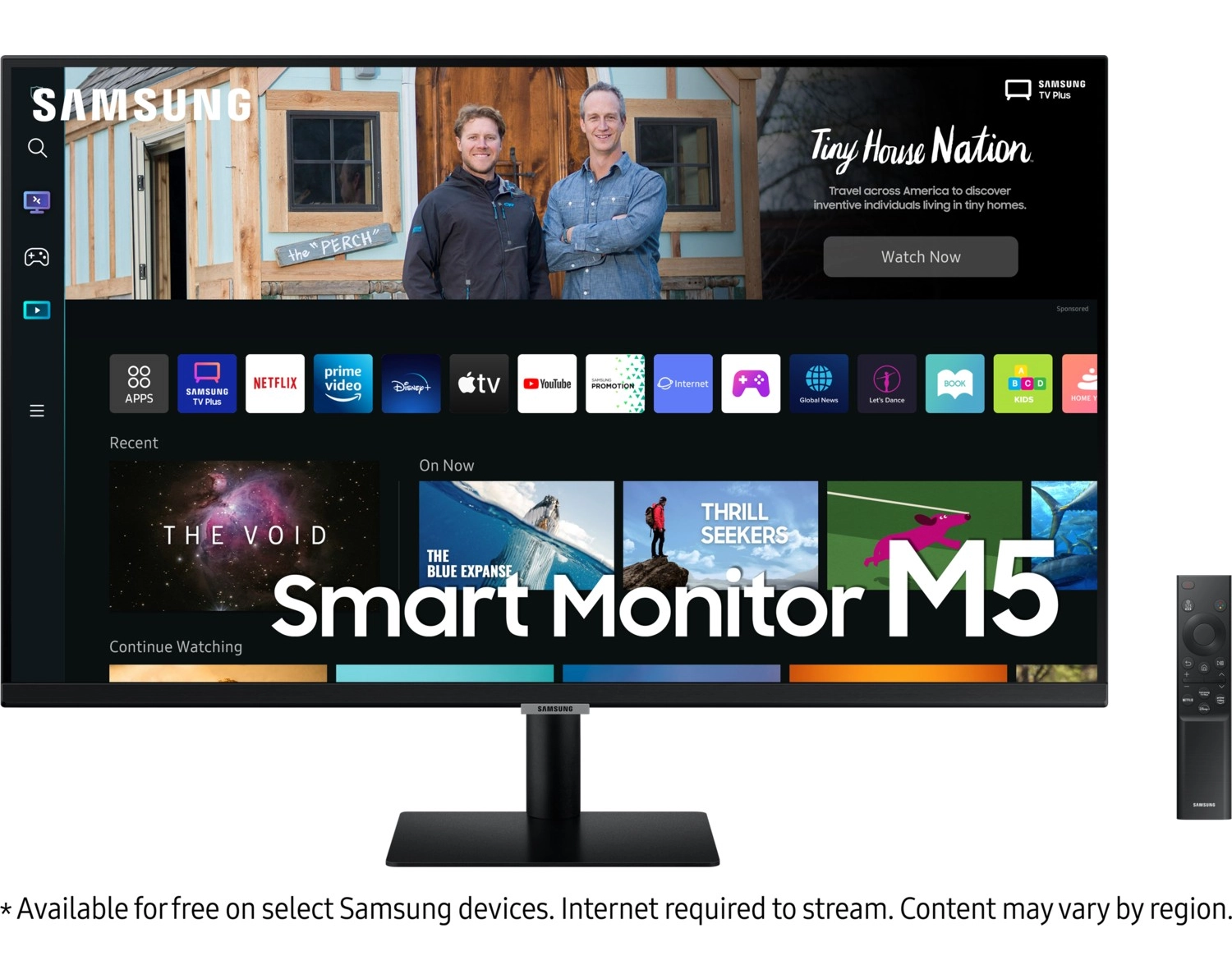 Samsung M5 Ls27Cm500Euxuf 27" 4Ms Full Hd Led Monitör Siyah ürün görseli