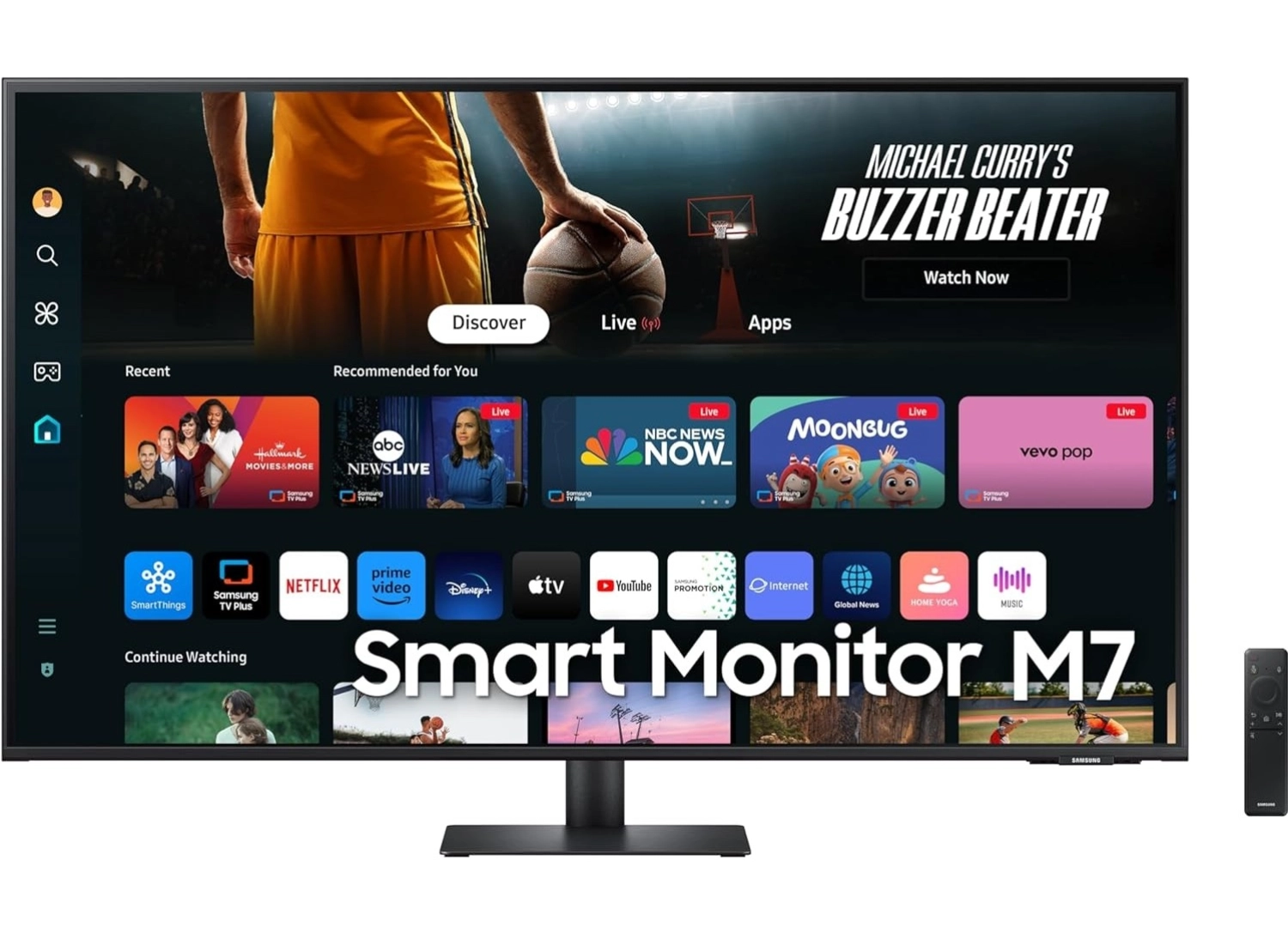 Samsung M7 43" Inç, Uhd, 3840 X 2160, 4K, Hdr10, Tizen™ Akıllı Monitör (2025 Model) ürün görseli
